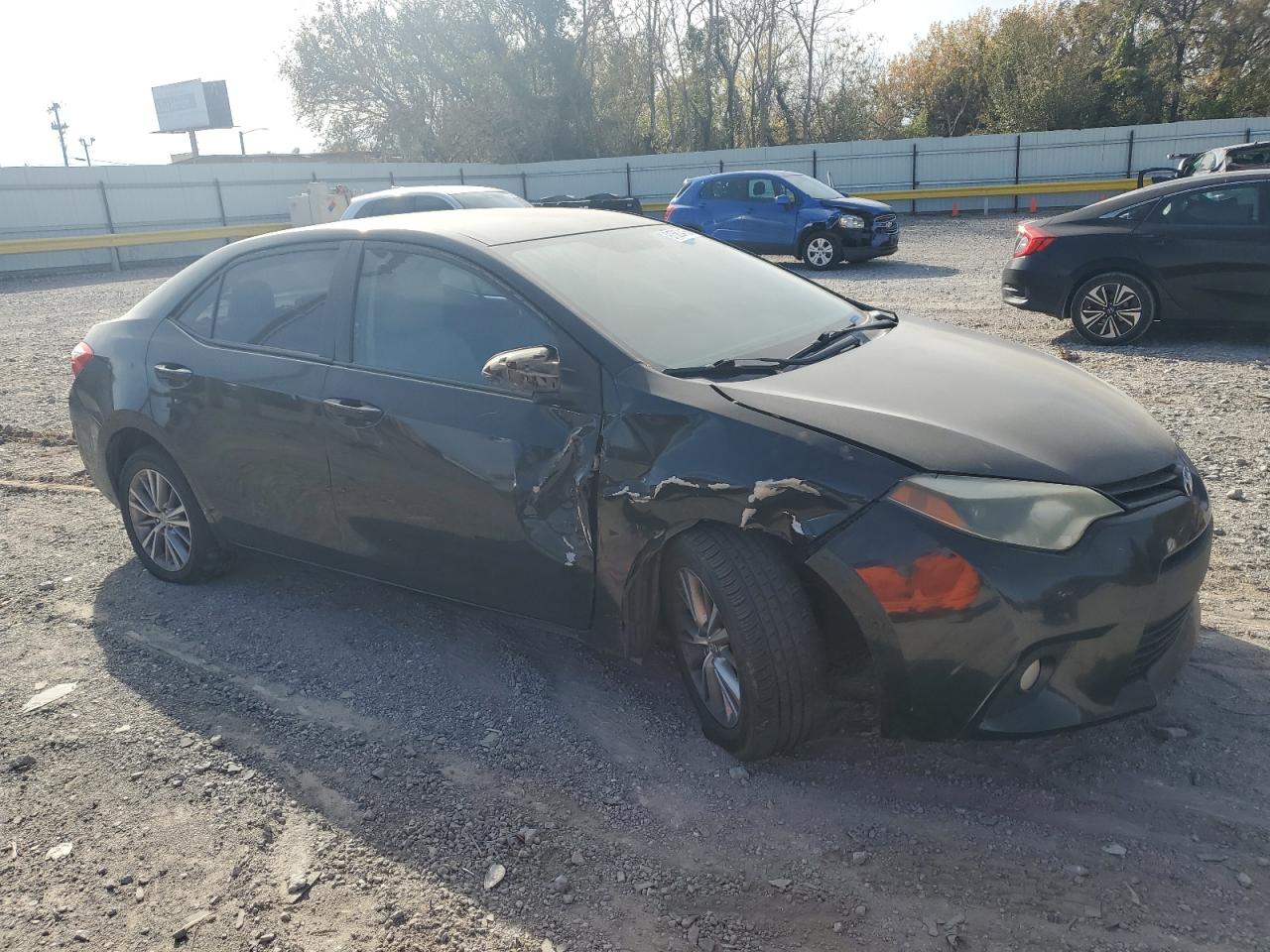 2014 Toyota Corolla L Серый vin: 5YFBURHEXEP112142