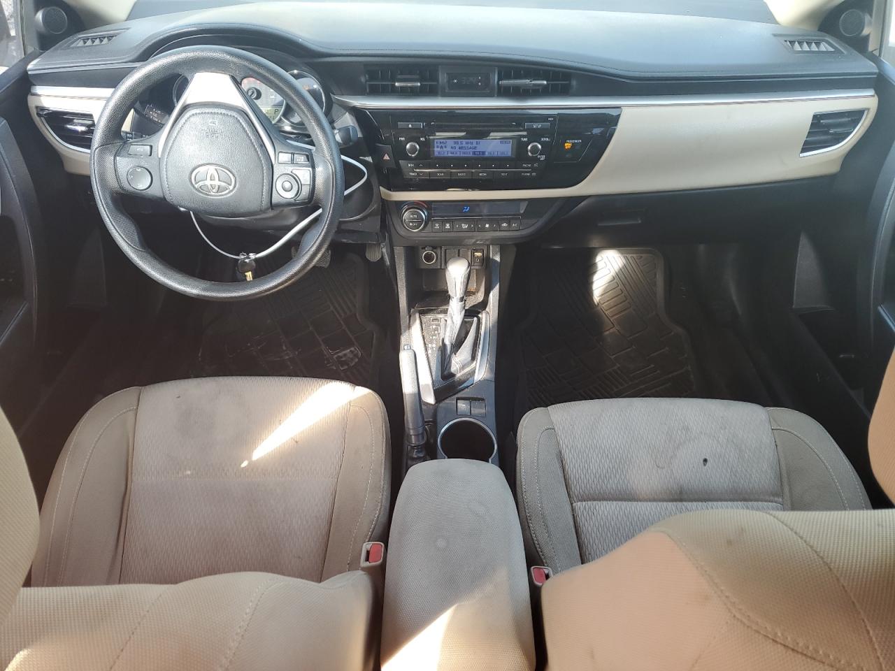 2014 Toyota Corolla L Серый vin: 5YFBURHEXEP112142