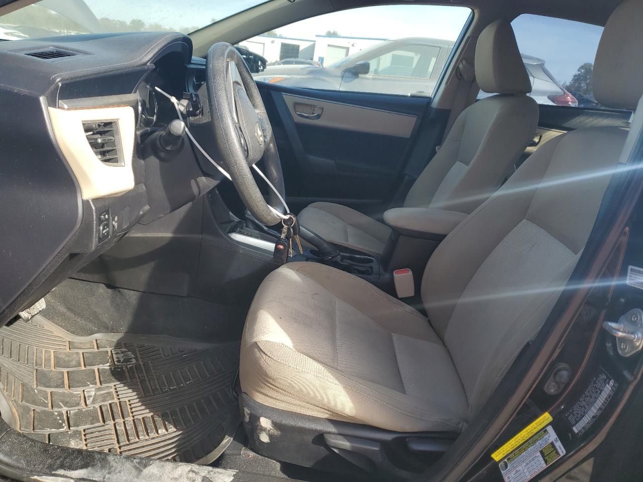 2014 Toyota Corolla L Серый vin: 5YFBURHEXEP112142