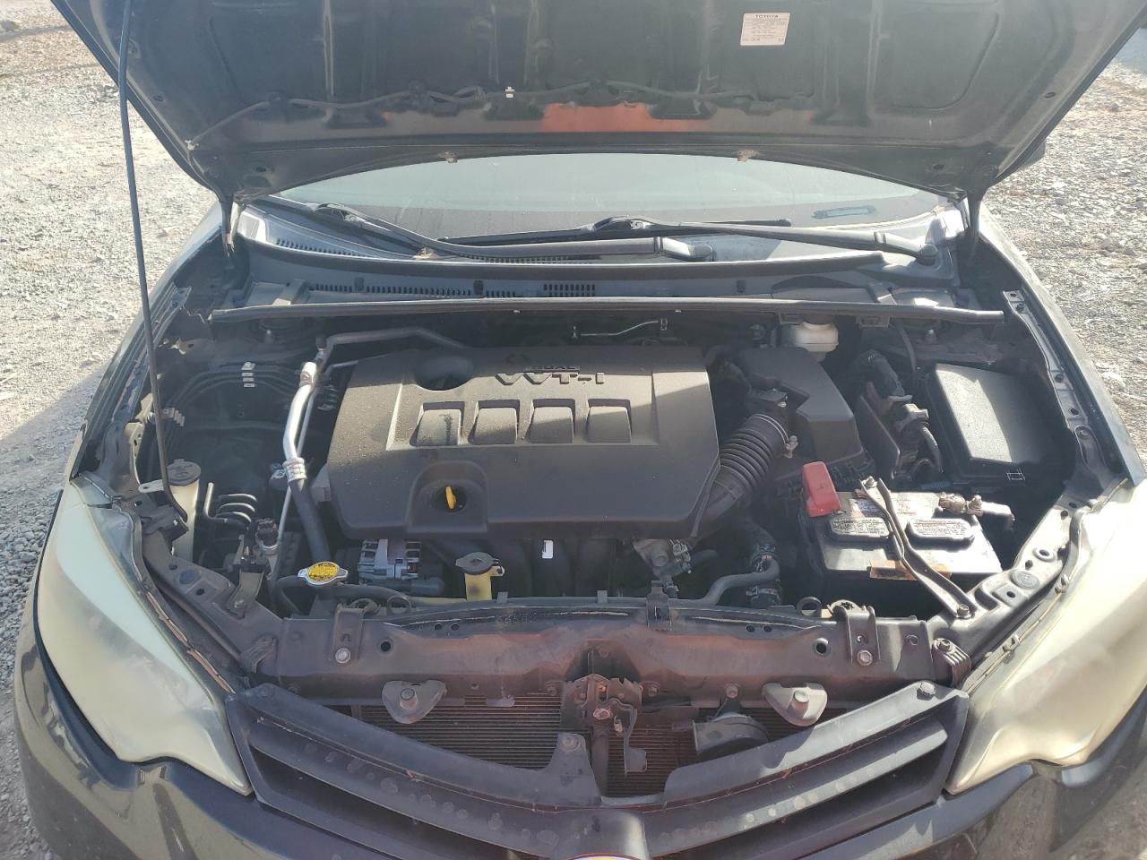 2014 Toyota Corolla L Серый vin: 5YFBURHEXEP112142