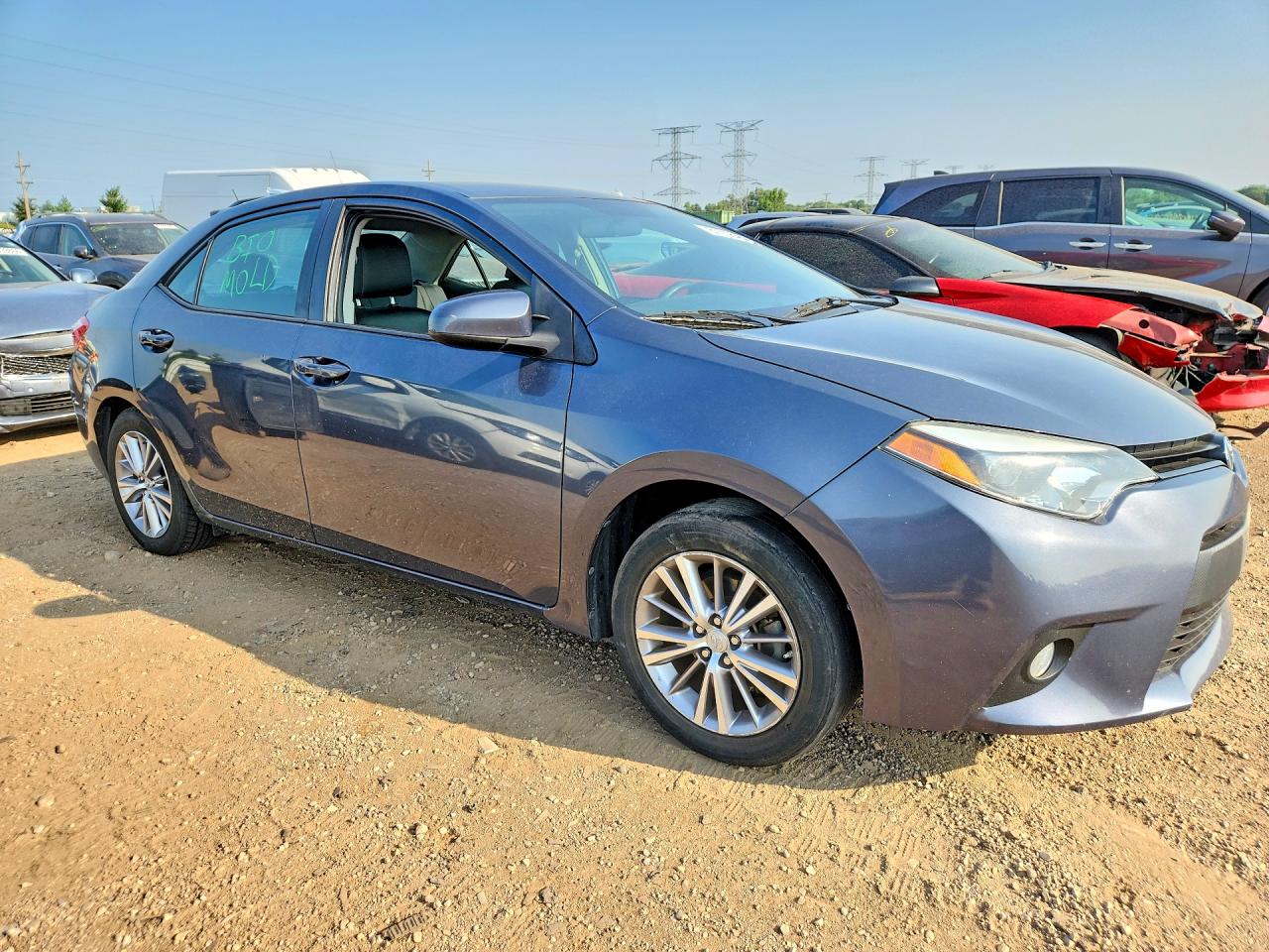 2014 Toyota Corolla Le Premium Charcoal vin: 5YFBURHEXEP112772