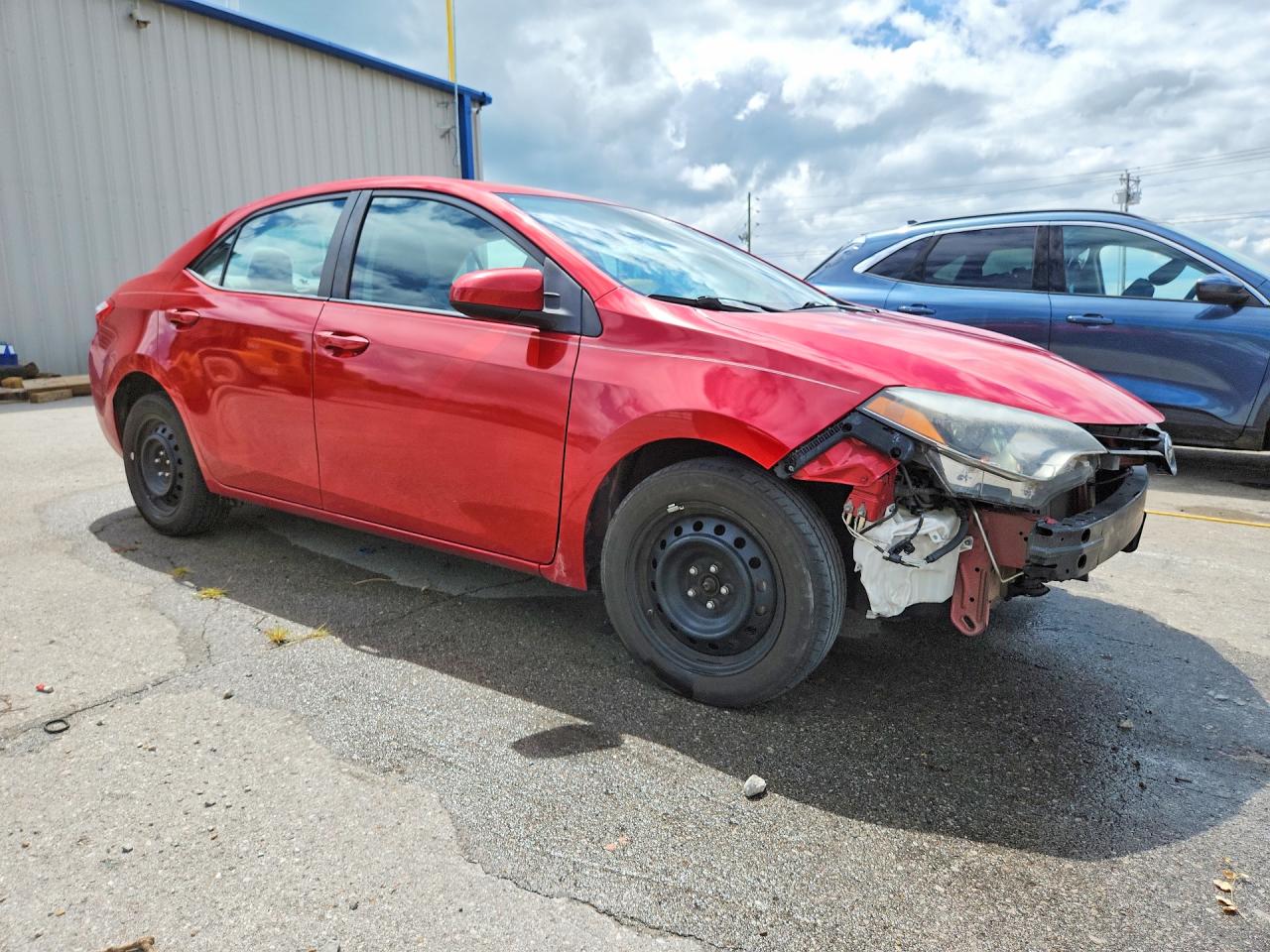 2014 Toyota Corolla Le Красный vin: 5YFBURHEXEP117602