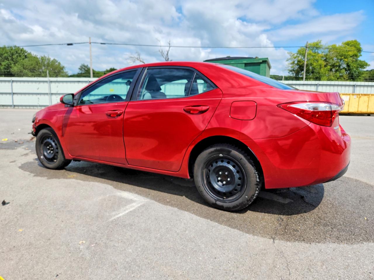 2014 Toyota Corolla Le Красный vin: 5YFBURHEXEP117602