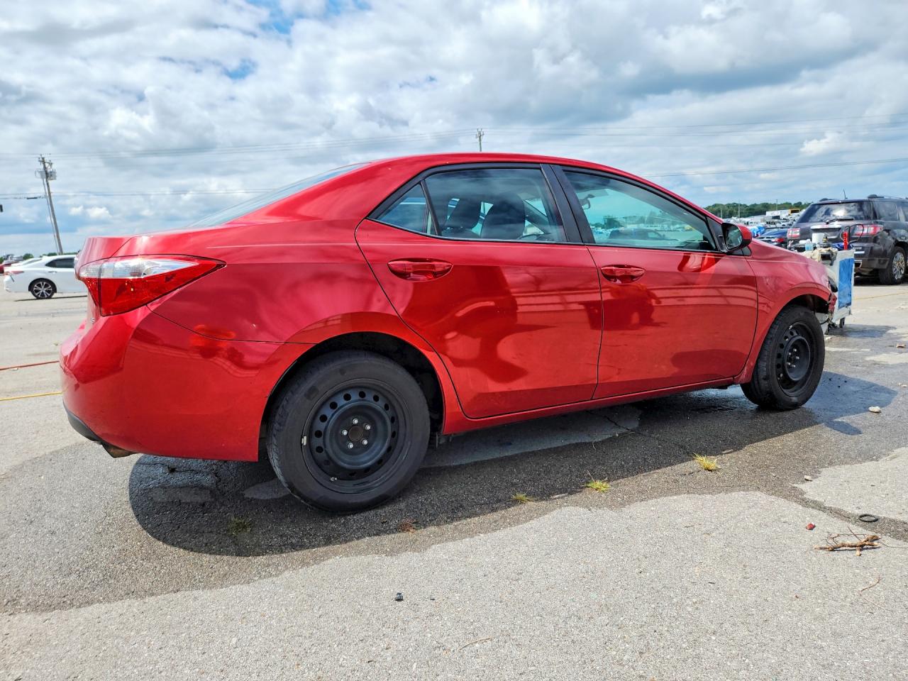 2014 Toyota Corolla Le Красный vin: 5YFBURHEXEP117602