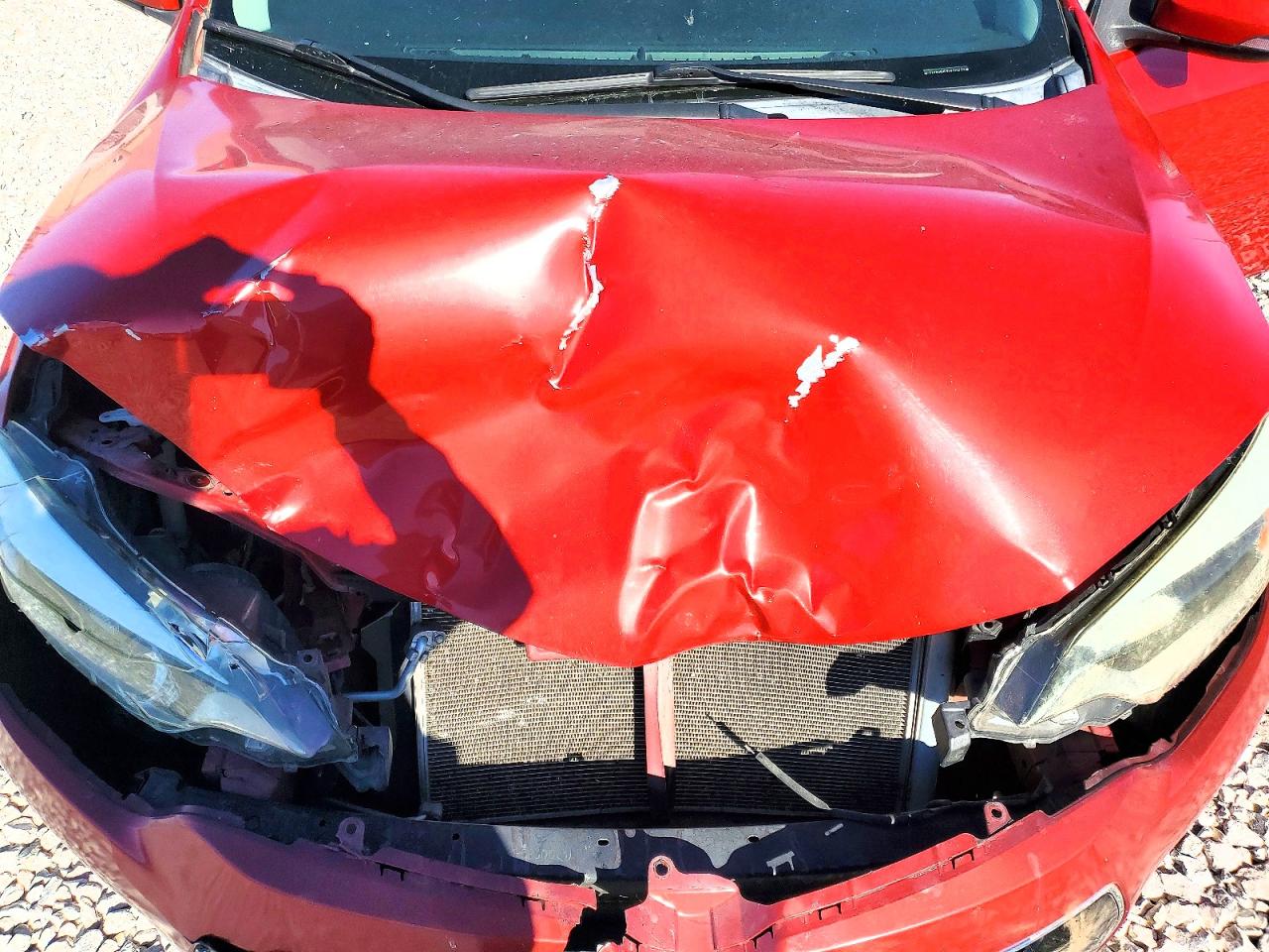 2014 Toyota Corolla S Plus Red vin: 5YFBURHEXEP121777