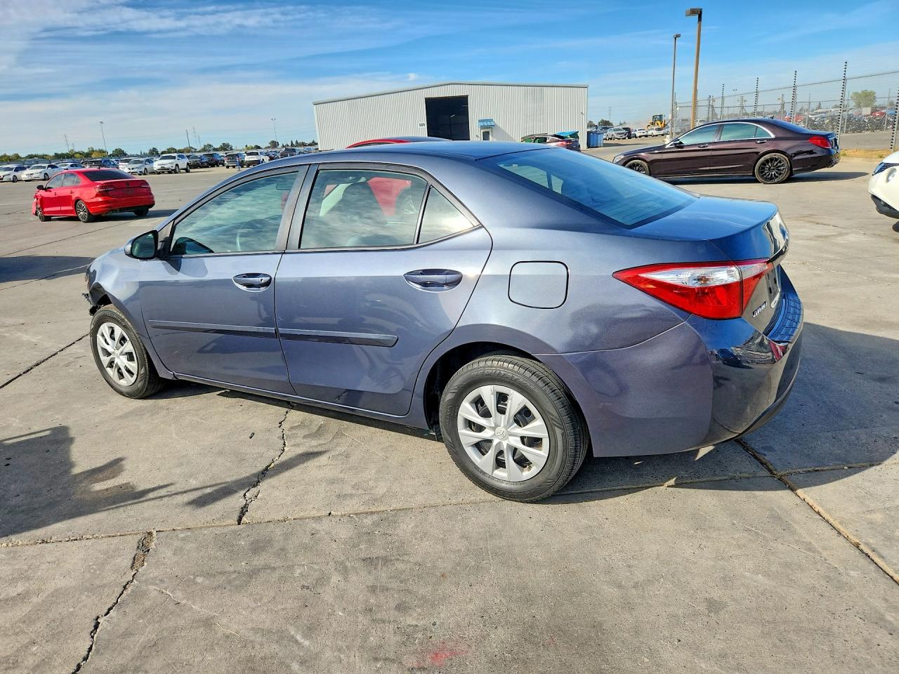 2014 Toyota Corolla L Серый vin: 5YFBURHEXEP123559