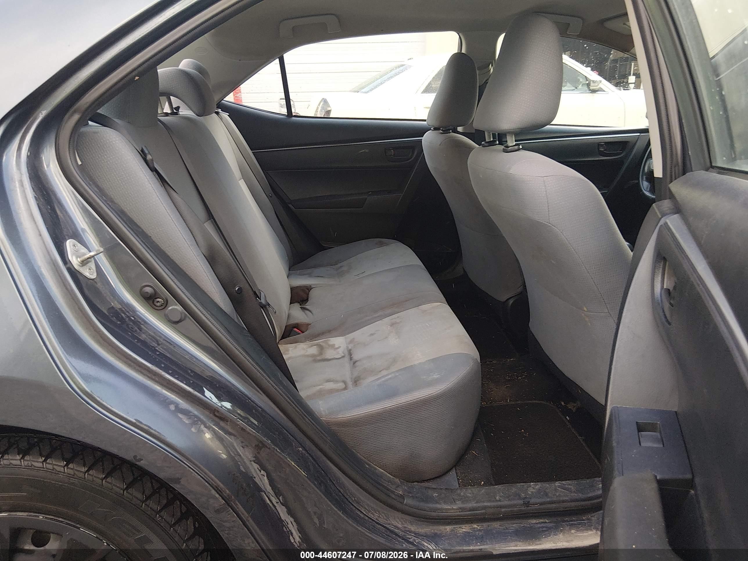 2014 Toyota Corolla L Gray vin: 5YFBURHEXEP125246