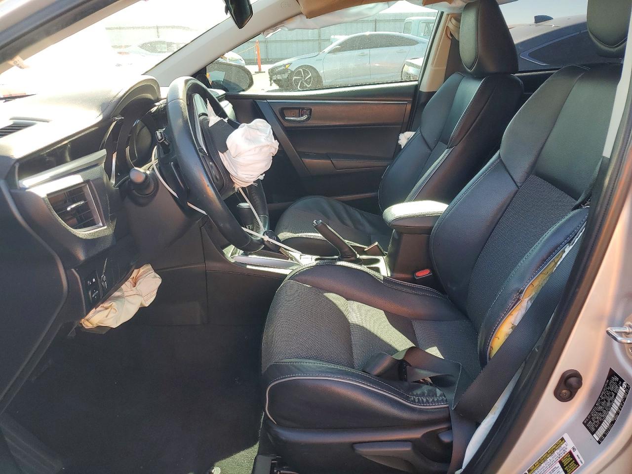 2014 Toyota Corolla S Plus Silver vin: 5YFBURHEXEP130432