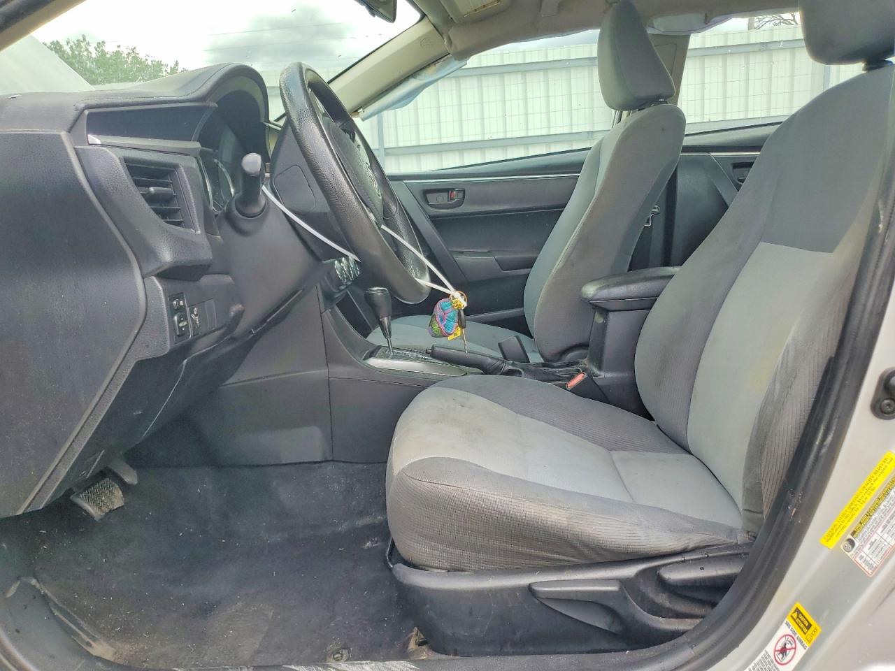2014 Toyota Corolla L Silver vin: 5YFBURHEXEP134321