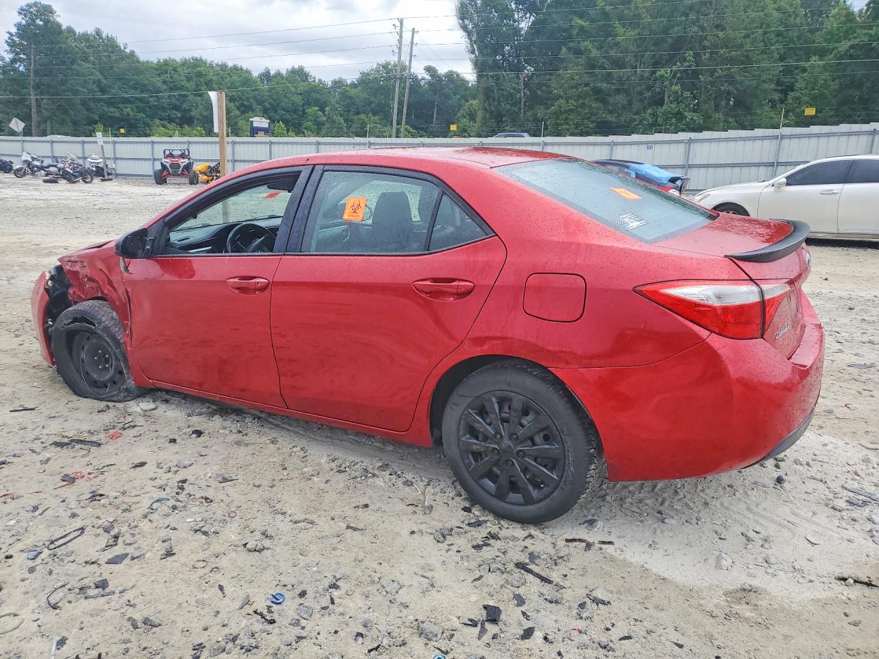 2014 Toyota Corolla S Red vin: 5YFBURHEXEP134349