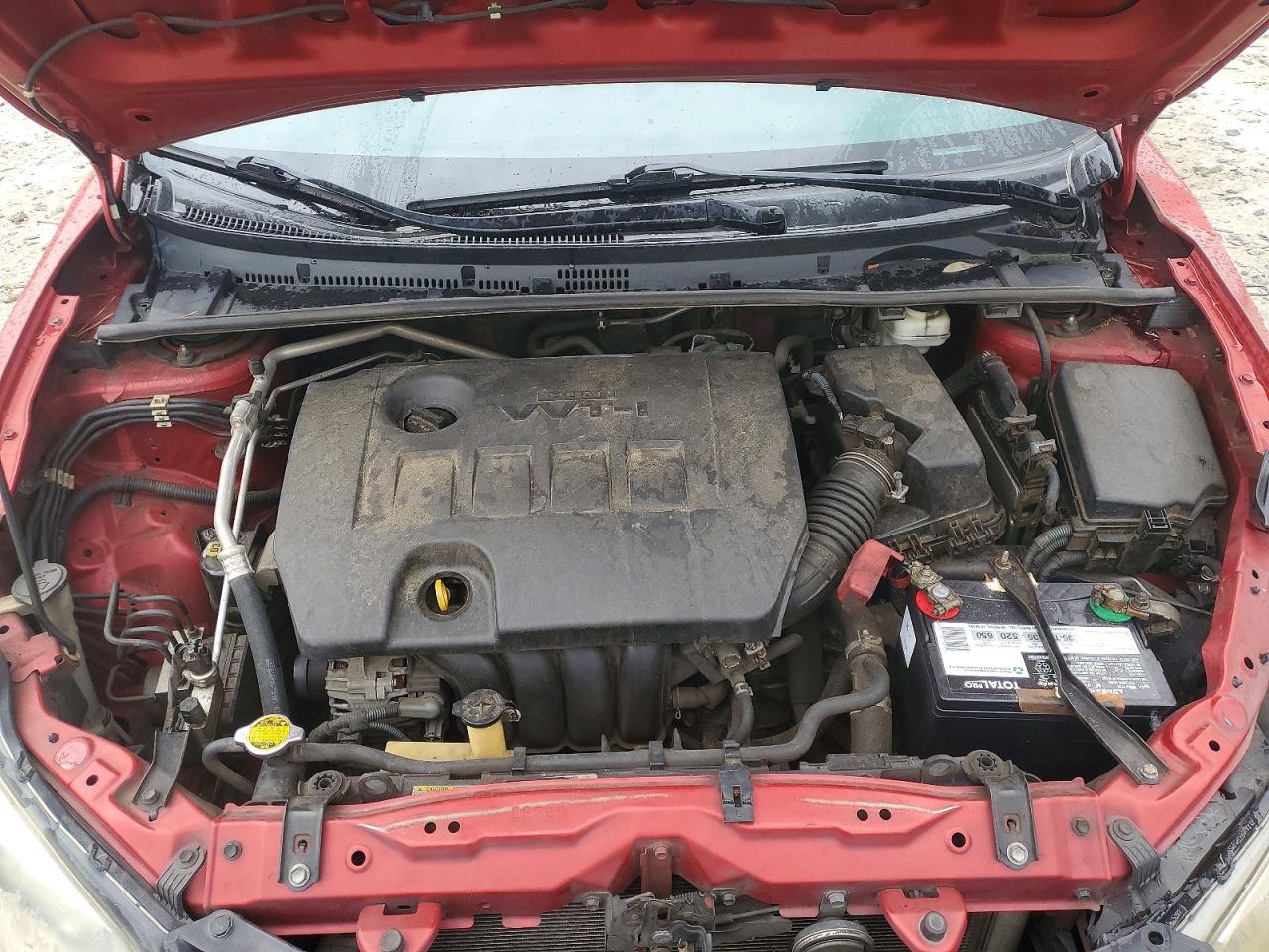 2014 Toyota Corolla S Red vin: 5YFBURHEXEP134349