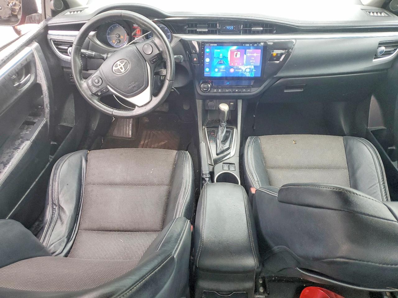 2014 Toyota Corolla S Red vin: 5YFBURHEXEP134349