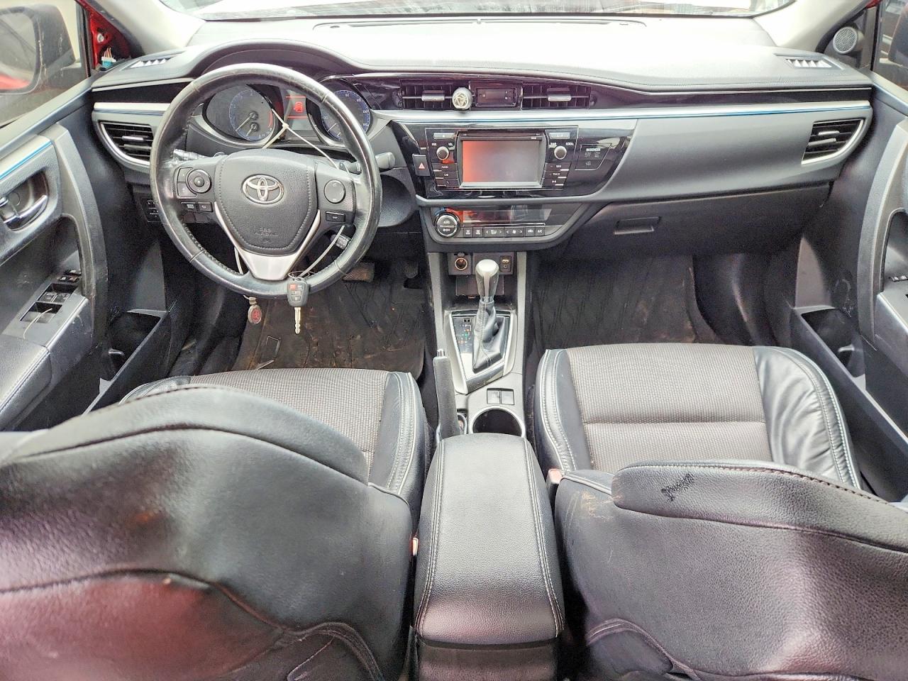 2014 Toyota Corolla S Red vin: 5YFBURHEXEP143794