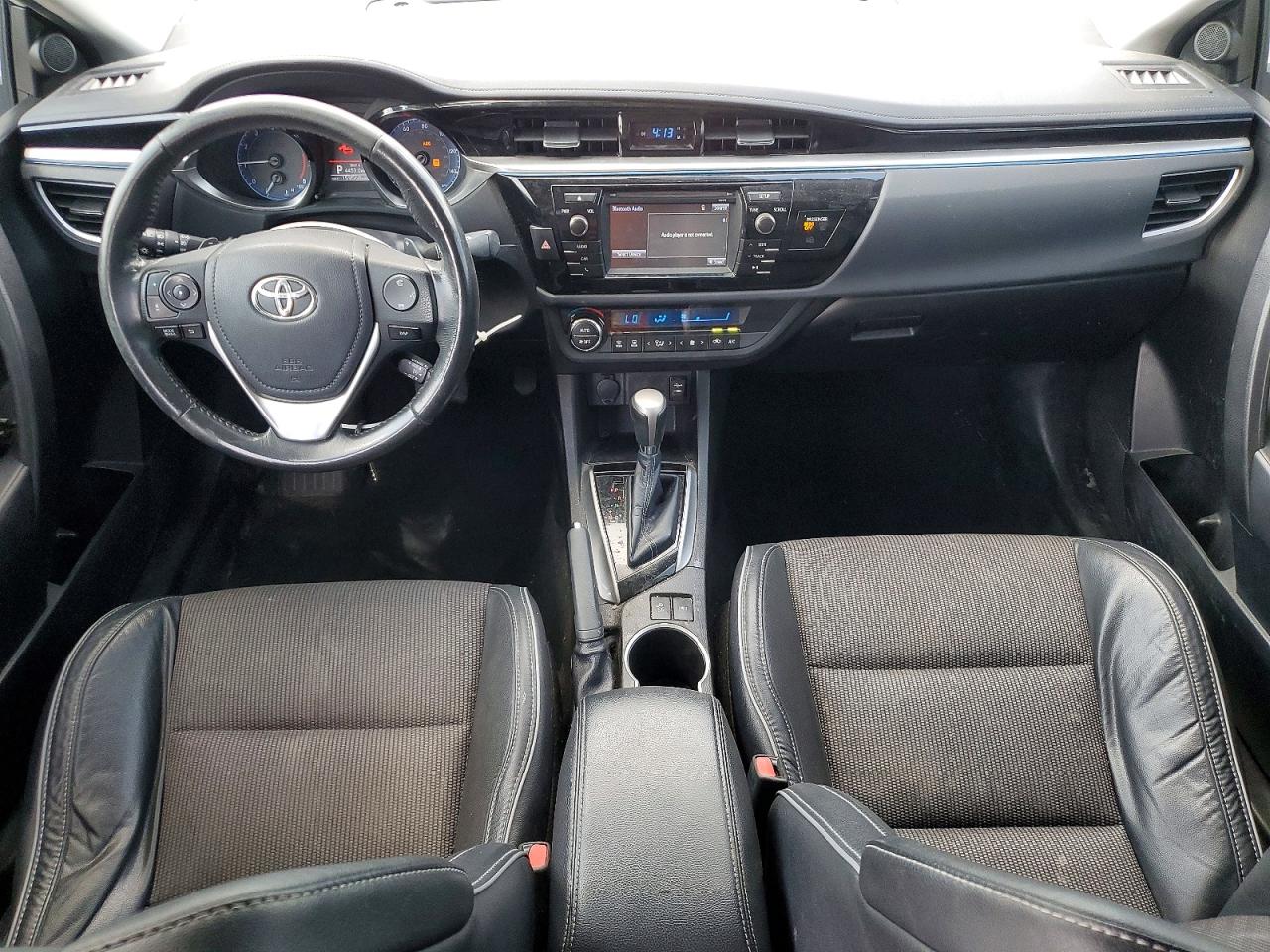 2014 Toyota Corolla S Plus White vin: 5YFBURHEXEP147375
