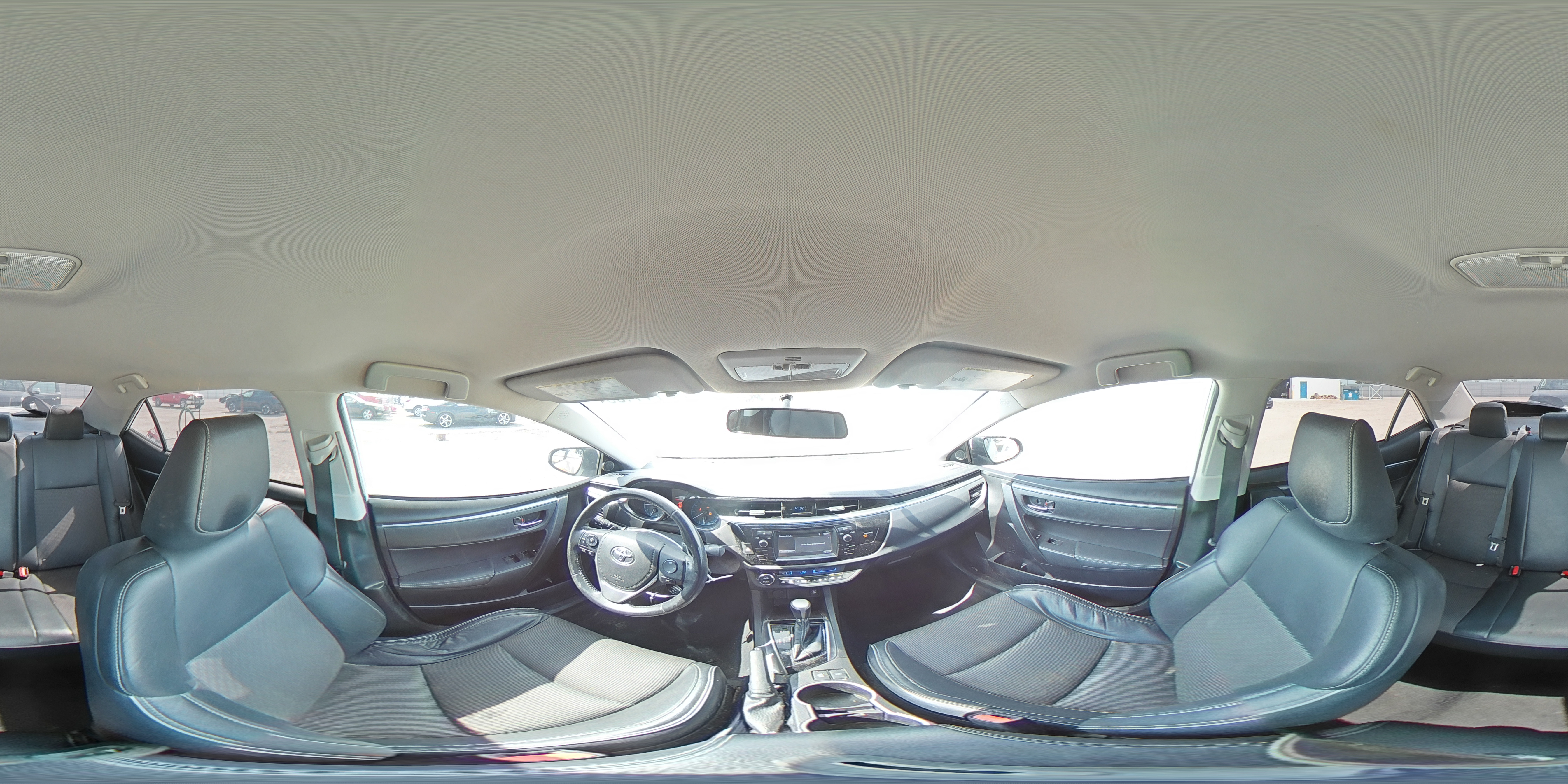 2014 Toyota Corolla S Plus White vin: 5YFBURHEXEP147375