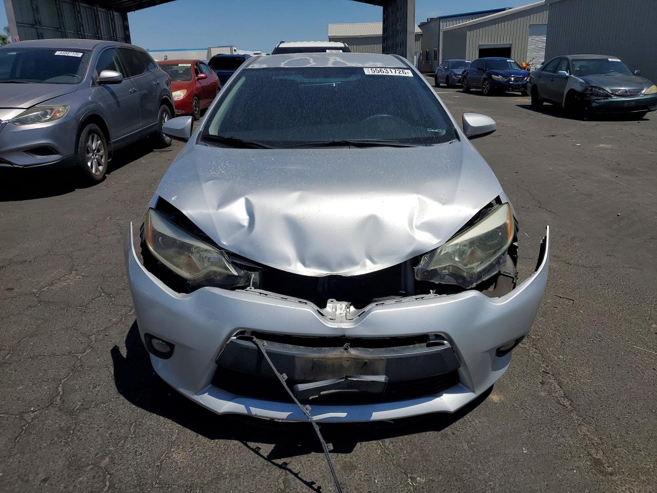 2014 Toyota Corolla Le Plus Silver vin: 5YFBURHEXEP151765