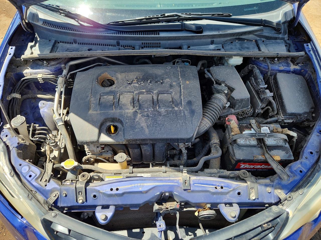 2014 Toyota Corolla S Plus Blue vin: 5YFBURHEXEP156724