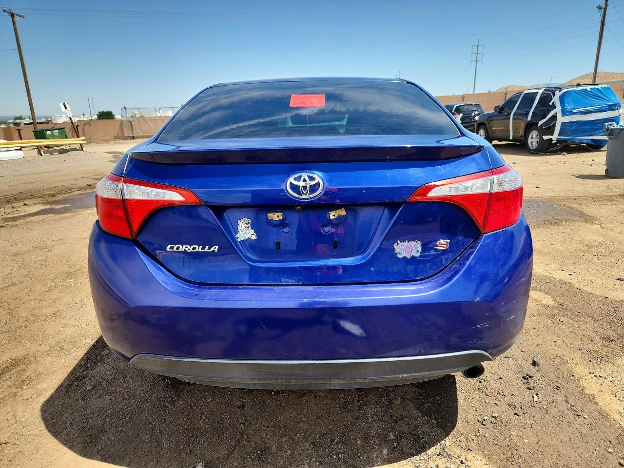 2014 Toyota Corolla S Plus Blue vin: 5YFBURHEXEP156724