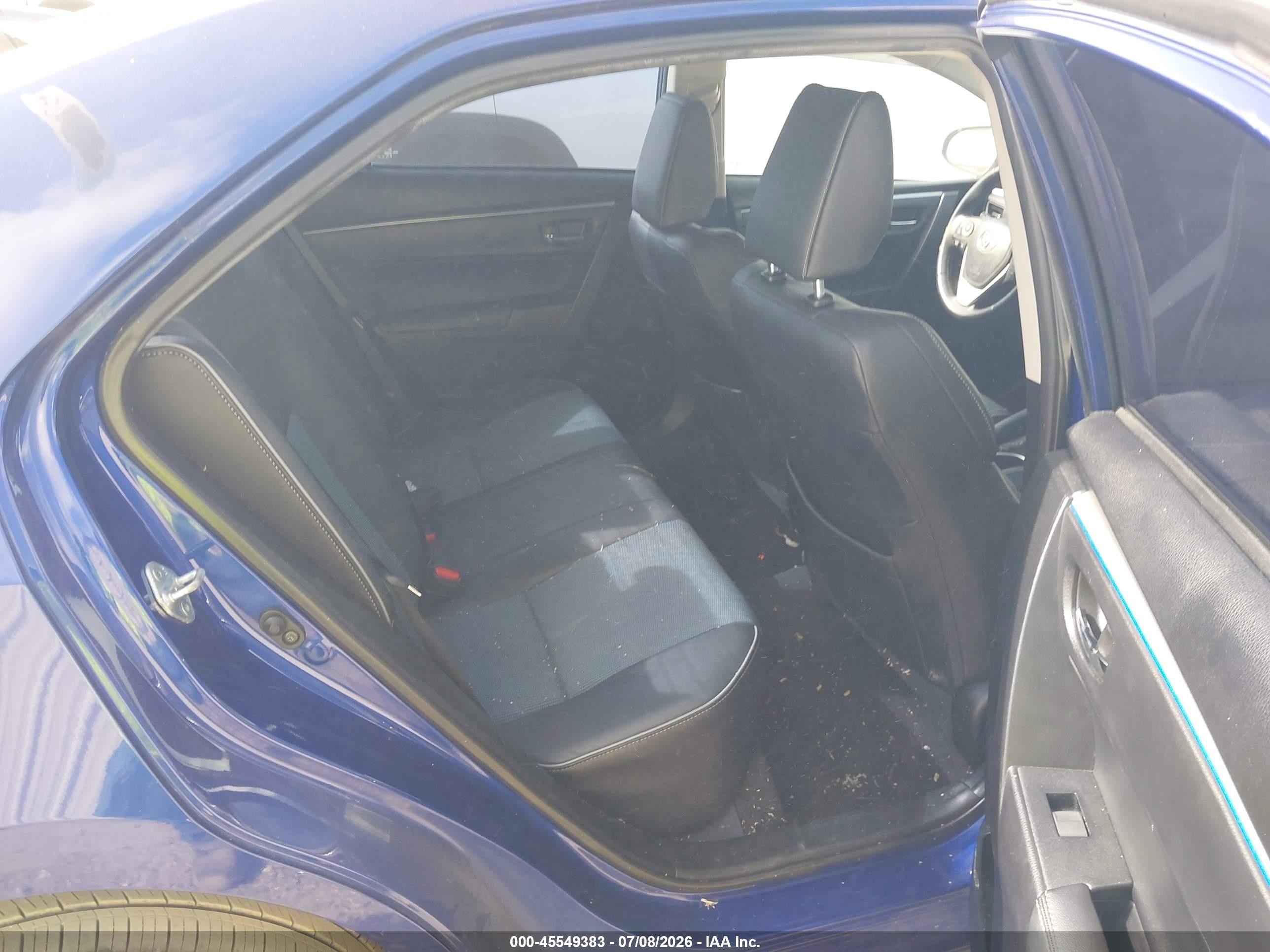 2014 Toyota Corolla S Plus Blue vin: 5YFBURHEXEP161048