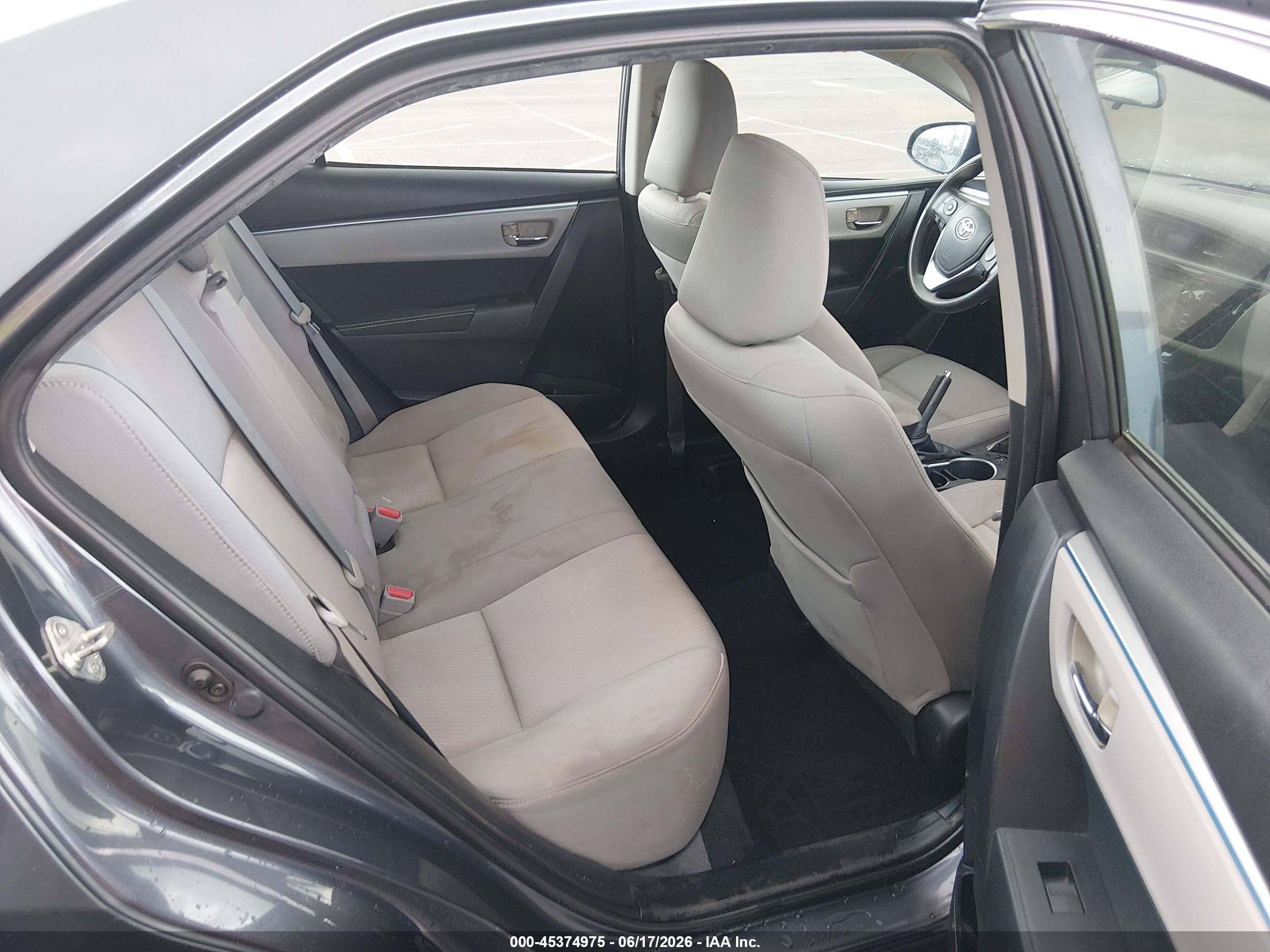 2015 Toyota Corolla Le/le Plus/le Premium Blue vin: 5YFBURHEXFP201310