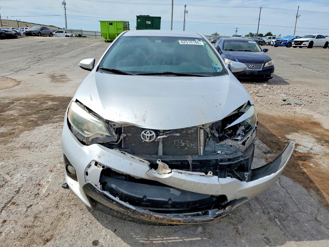 2015 Toyota Corolla S Silver vin: 5YFBURHEXFP215496