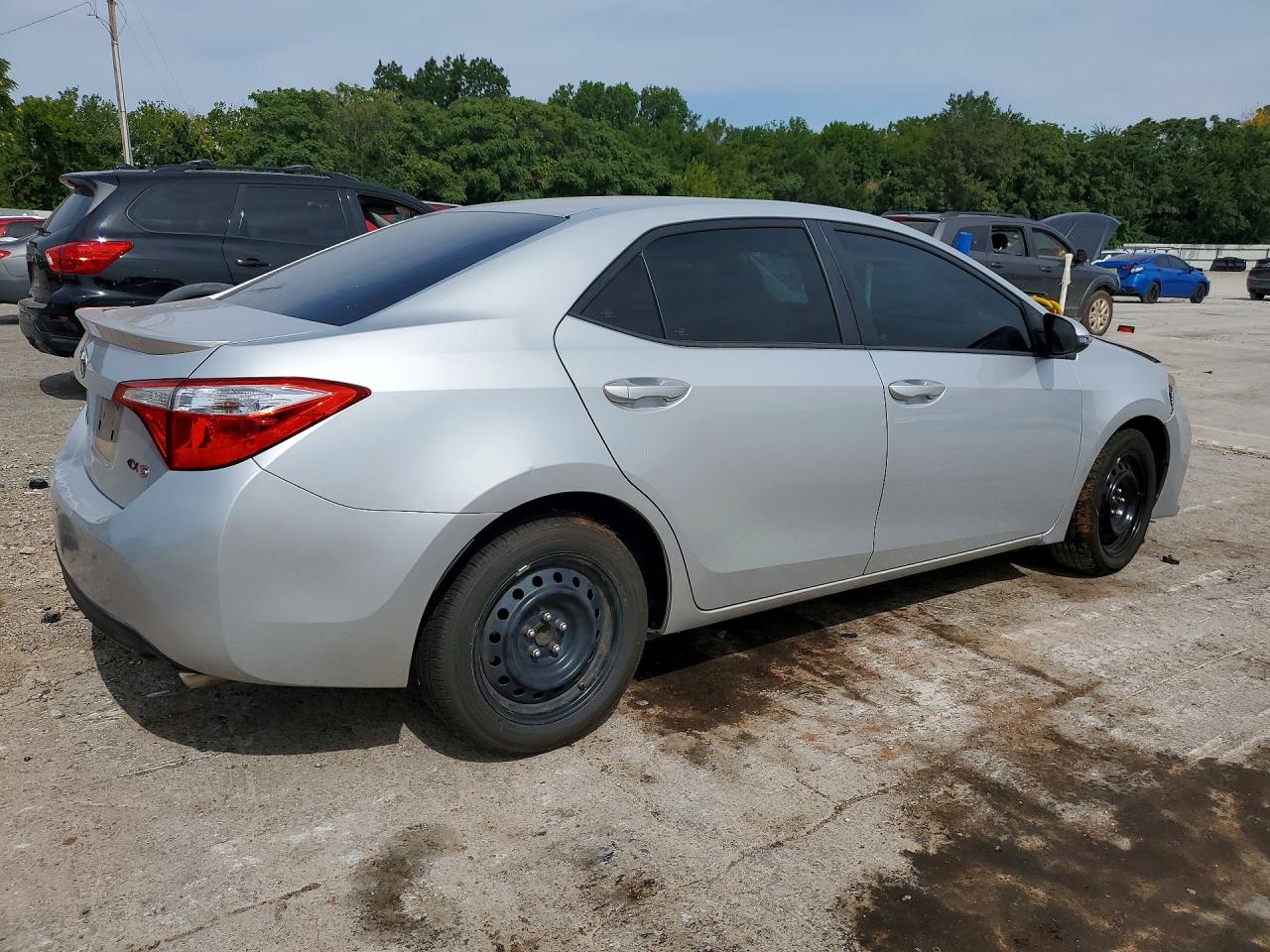 2015 Toyota Corolla S Silver vin: 5YFBURHEXFP215496