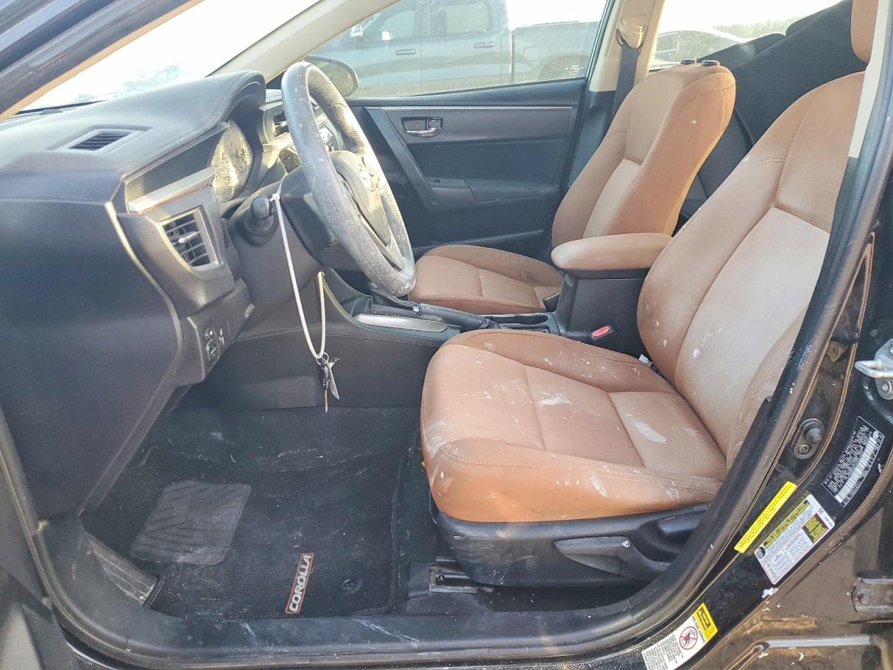 2015 Toyota Corolla Le Black vin: 5YFBURHEXFP227227