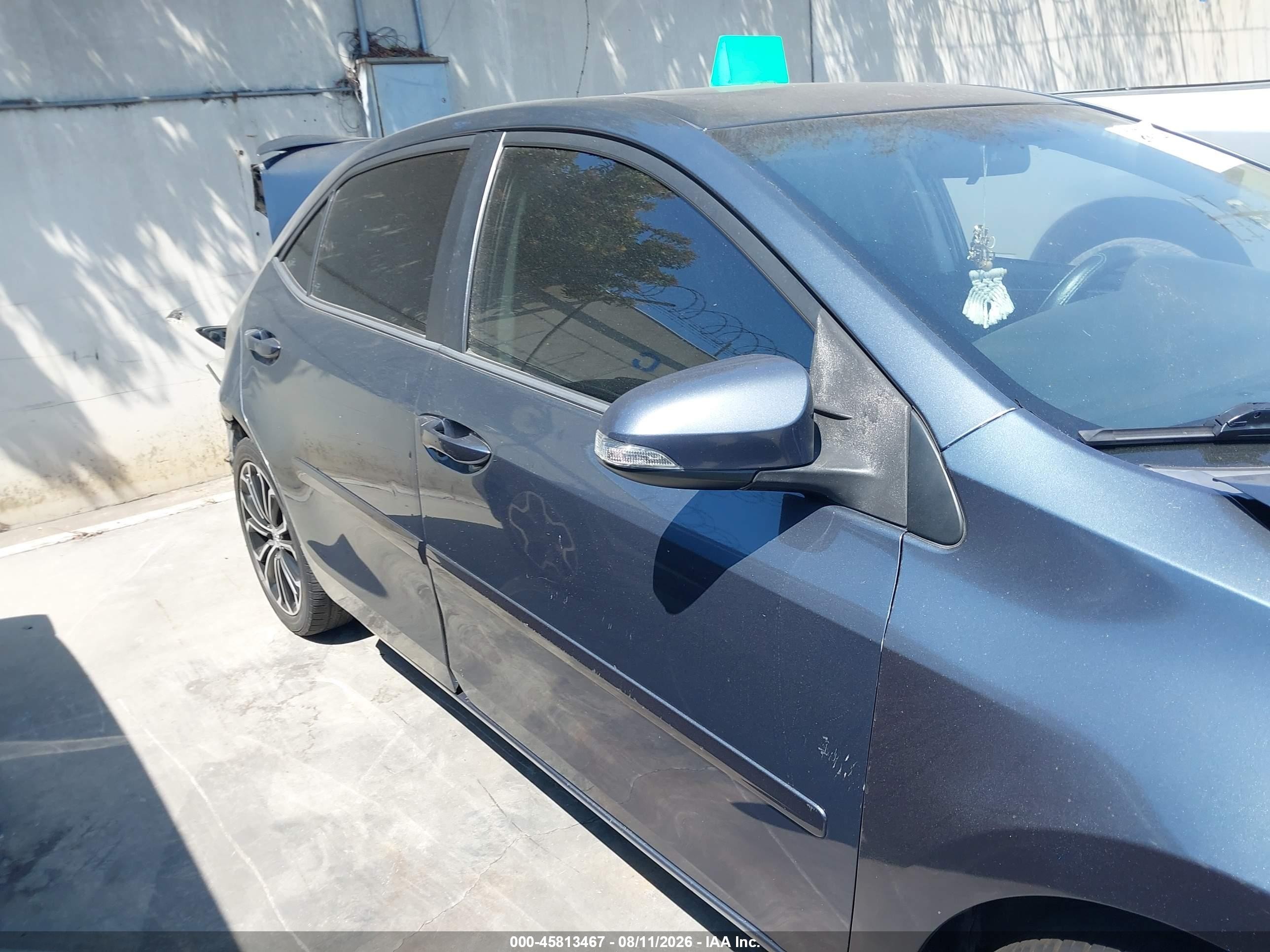 2015 Toyota Corolla S Plus Gray vin: 5YFBURHEXFP236364