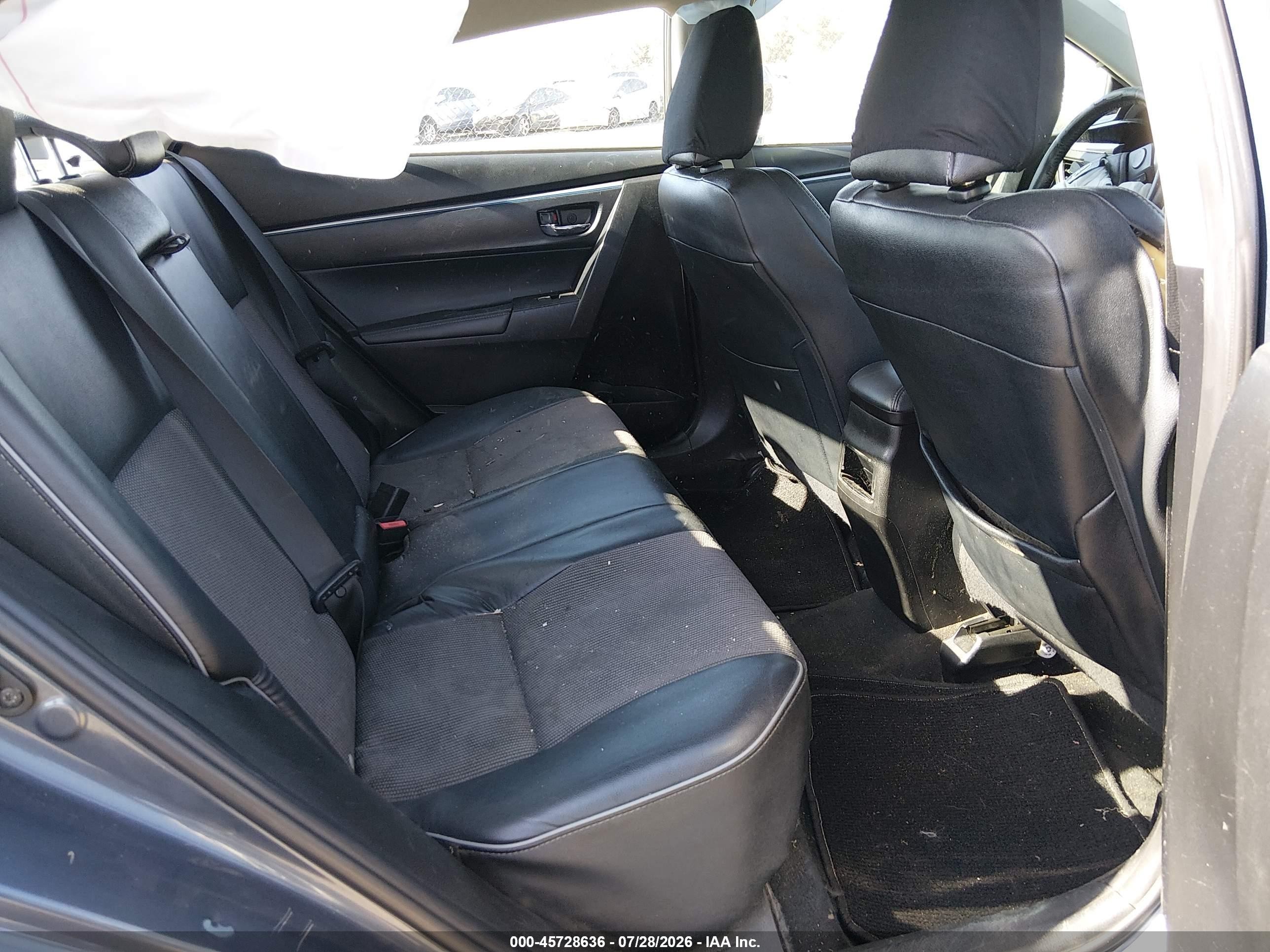 2015 Toyota Corolla S Plus Gray vin: 5YFBURHEXFP274337