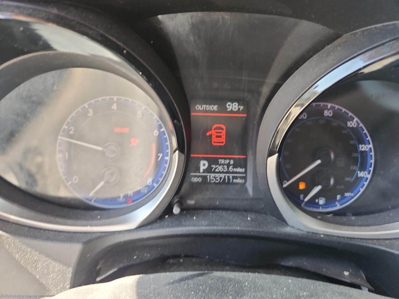 2015 Toyota Corolla S Plus Blue vin: 5YFBURHEXFP276928 Damage: Warning Light - Air Bag, On, Unacceptable