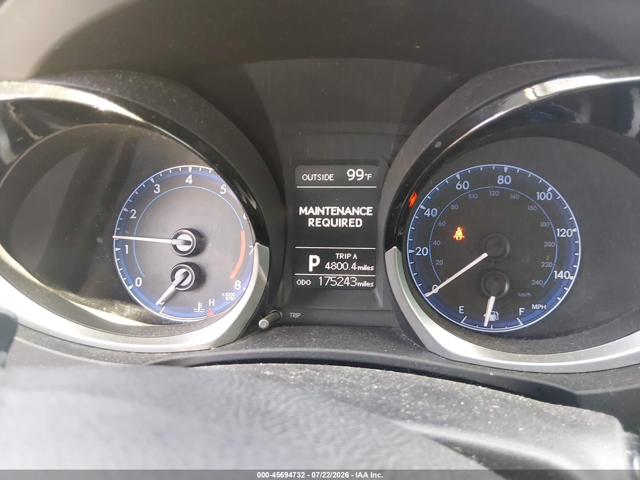 2015 Toyota Corolla S Plus Blue vin: 5YFBURHEXFP290389