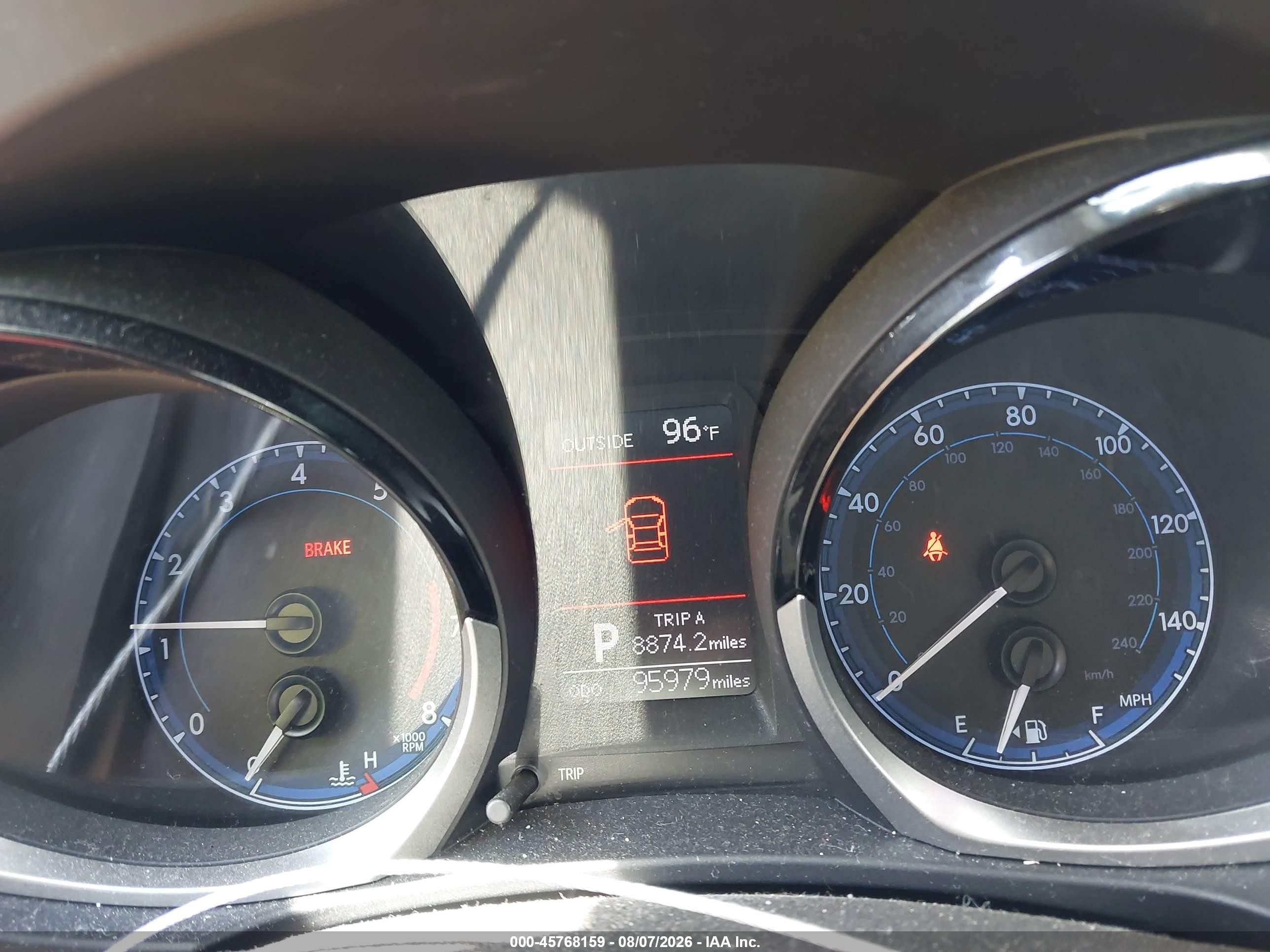 2015 Toyota Corolla S Plus Red vin: 5YFBURHEXFP298427