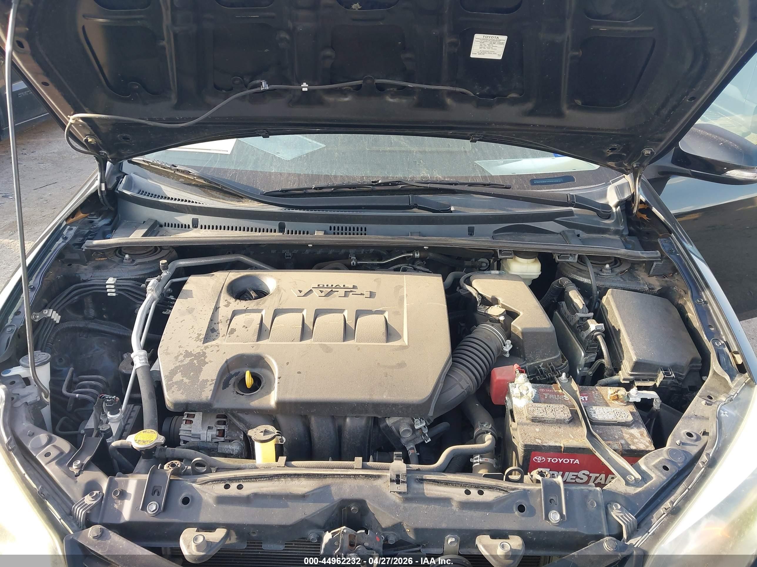 2015 Toyota Corolla S Plus Black vin: 5YFBURHEXFP304579