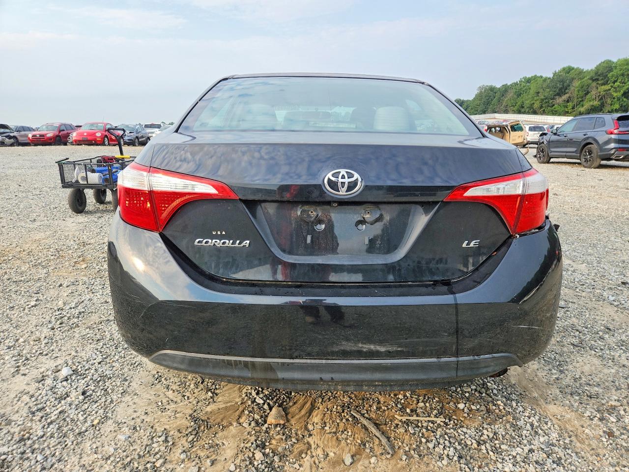 2015 Toyota Corolla Le Black vin: 5YFBURHEXFP318689