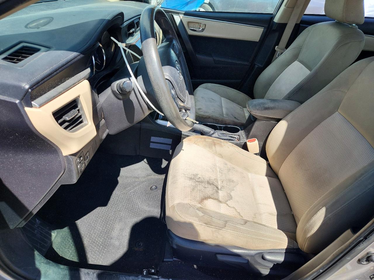 2015 Toyota Corolla Le Gray vin: 5YFBURHEXFP320796