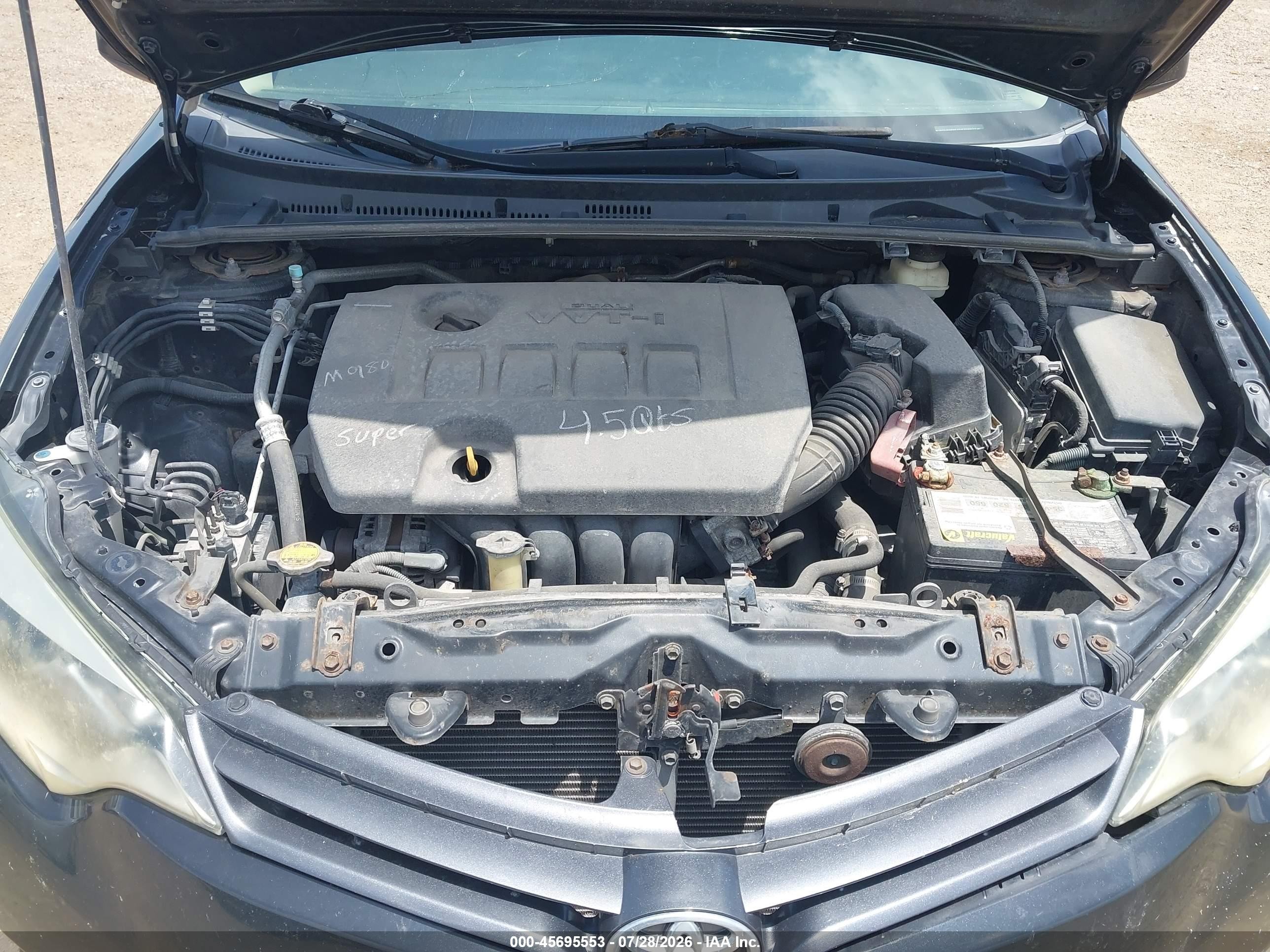 2015 Toyota Corolla Le Black vin: 5YFBURHEXFP330972