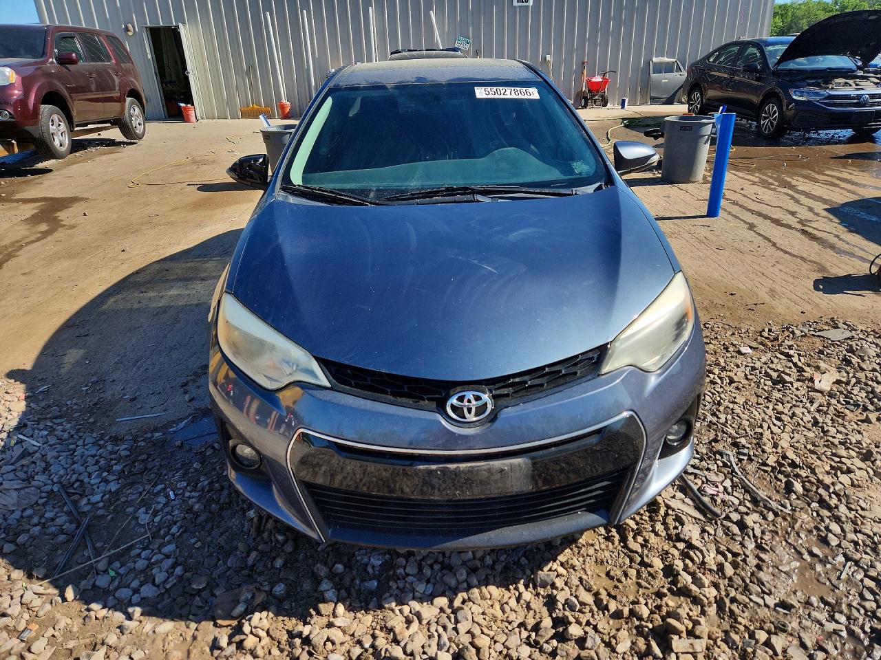2015 Toyota Corolla S Plus Gray vin: 5YFBURHEXFP332947