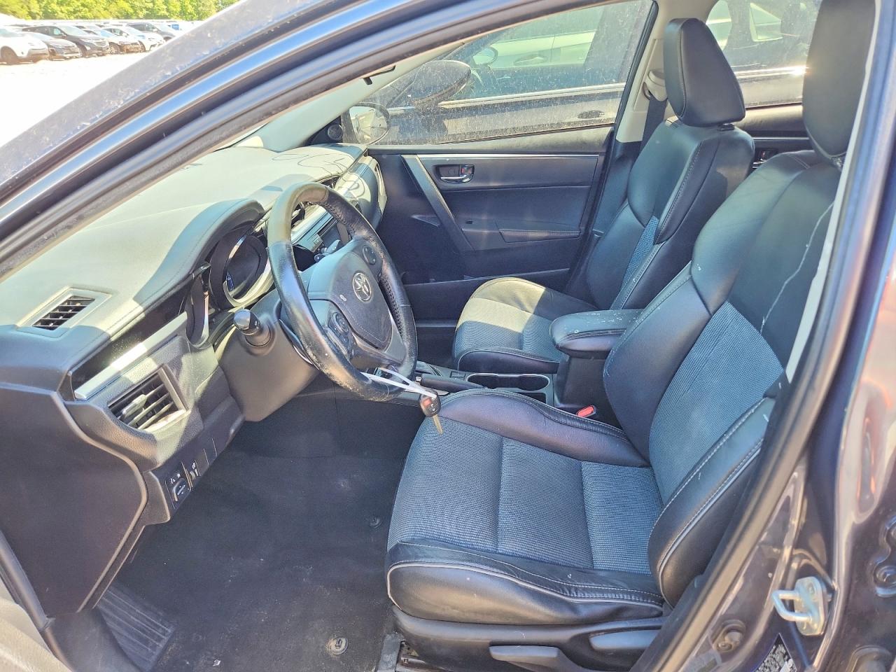2015 Toyota Corolla S Plus Gray vin: 5YFBURHEXFP332947
