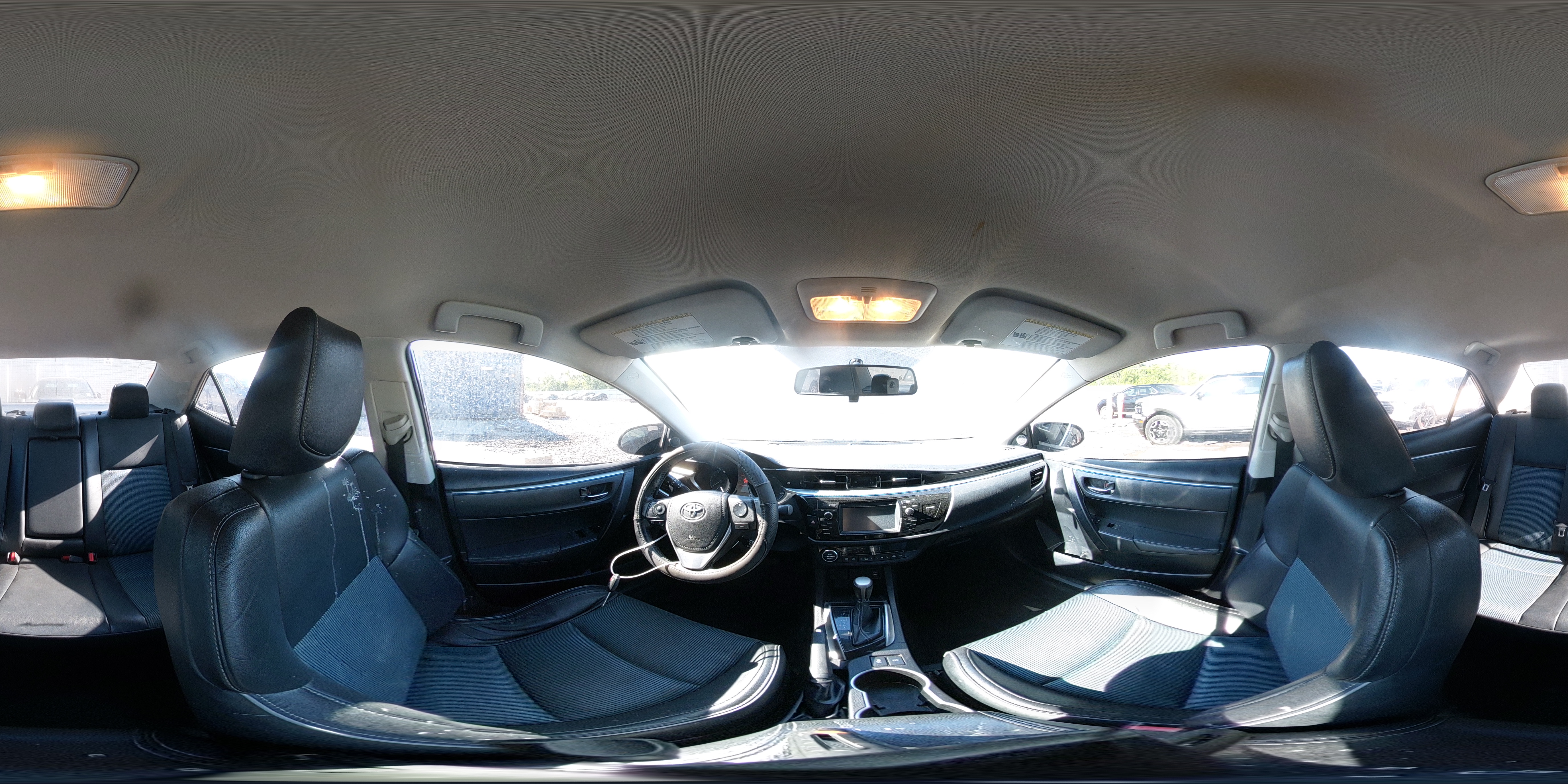 2015 Toyota Corolla S Plus Gray vin: 5YFBURHEXFP332947