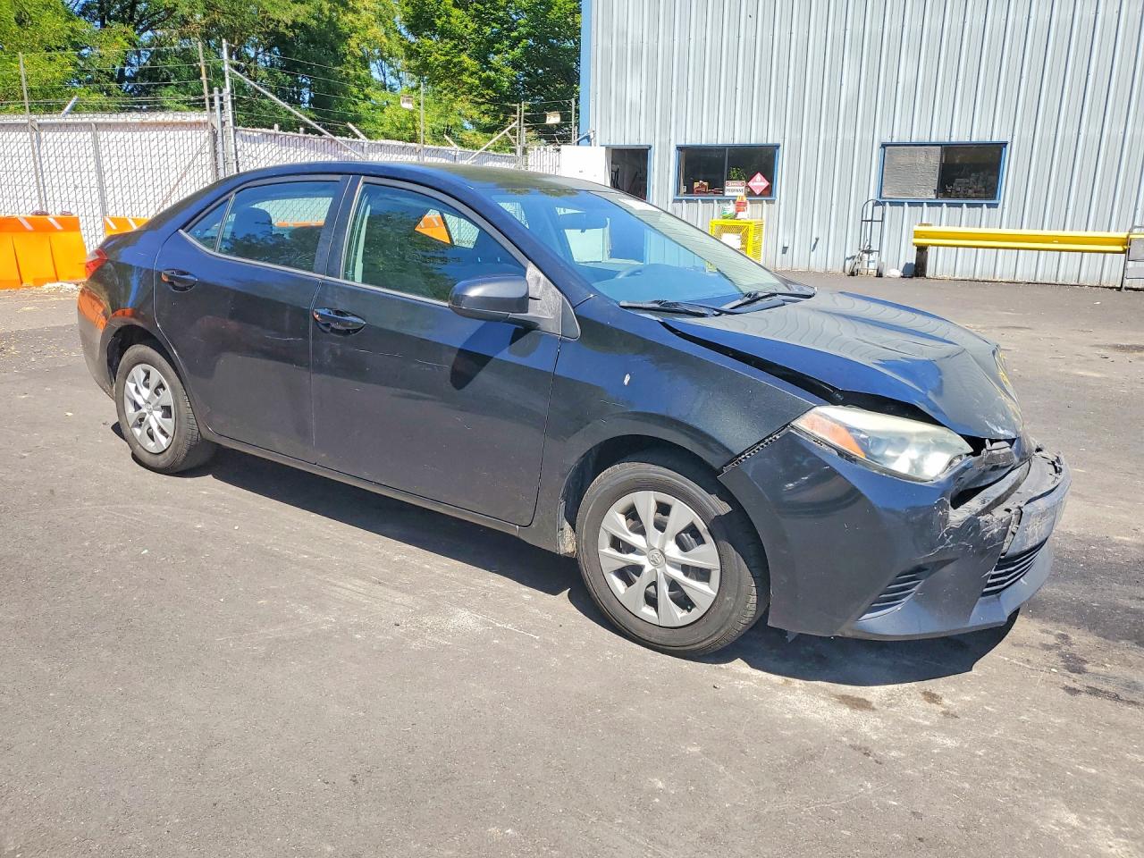 2015 Toyota Corolla L Black vin: 5YFBURHEXFP336271