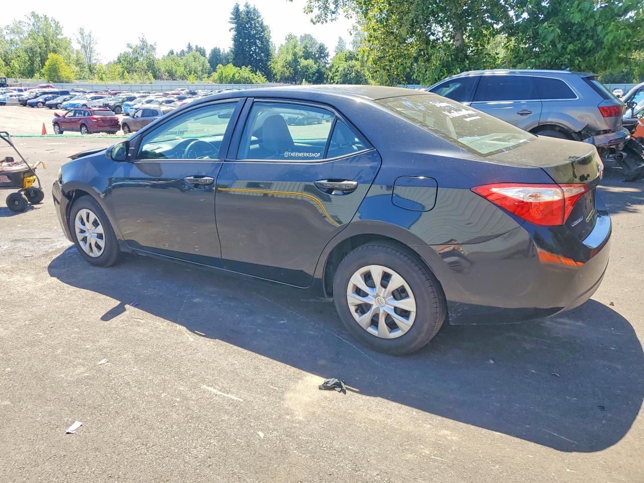 2015 Toyota Corolla L Black vin: 5YFBURHEXFP336271