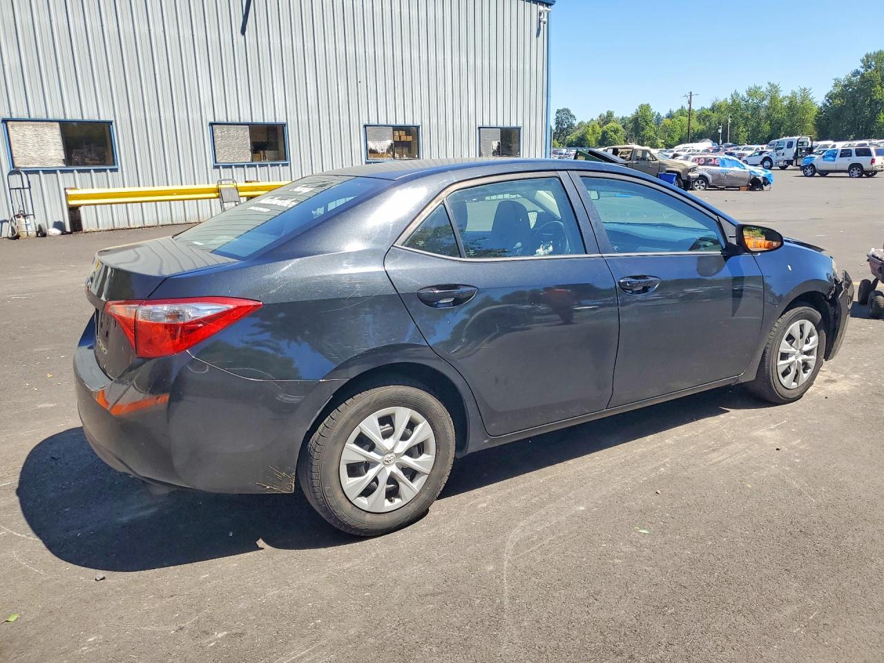 2015 Toyota Corolla L Black vin: 5YFBURHEXFP336271