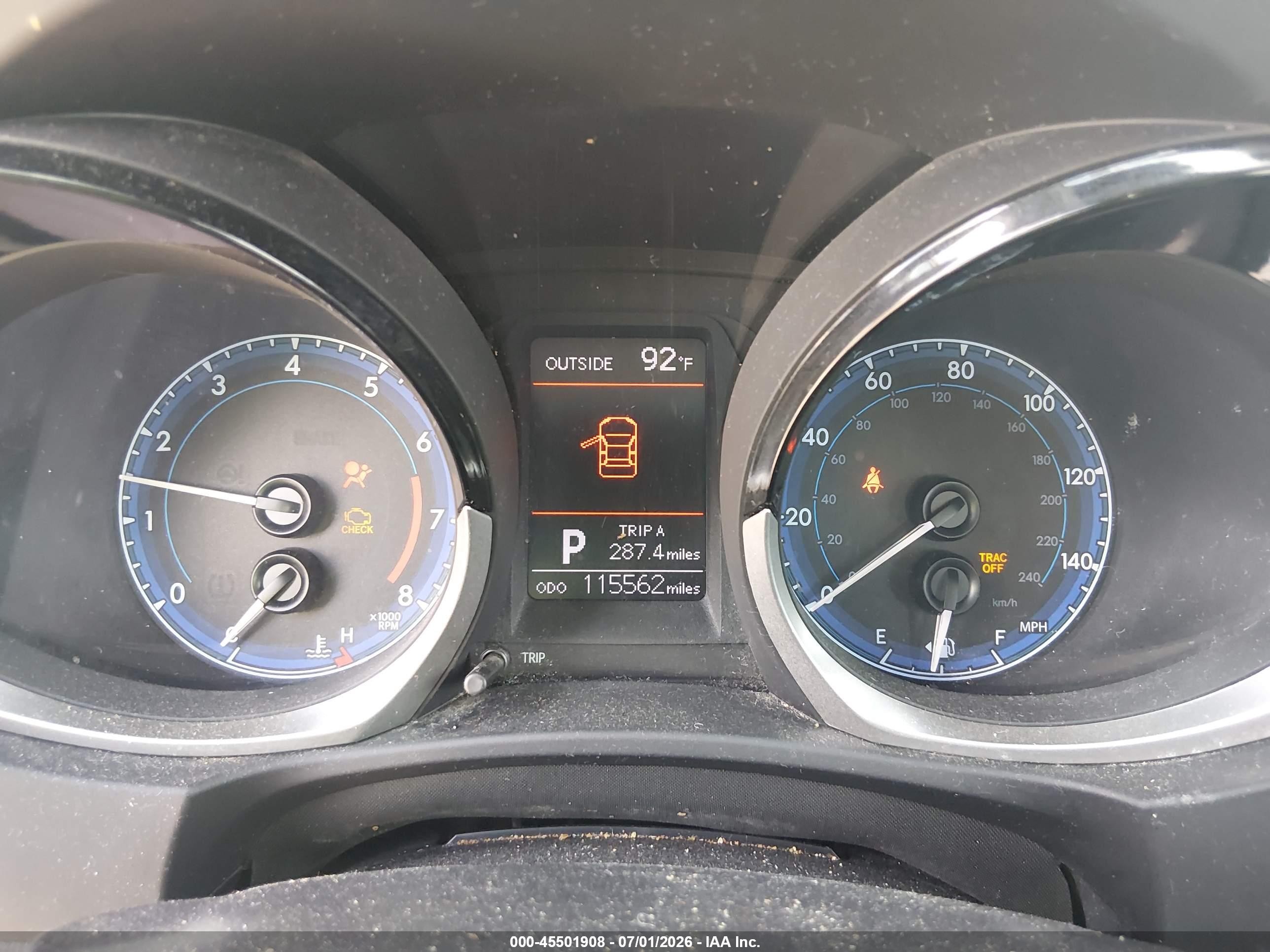 2015 Toyota Corolla S Plus Gray vin: 5YFBURHEXFP350686