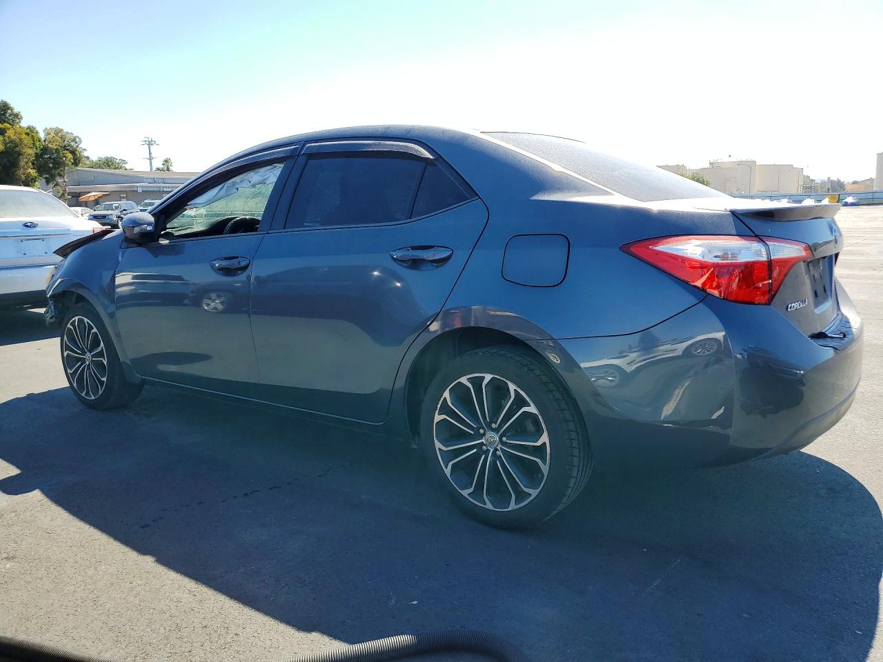 2015 Toyota Corolla S Plus Gray vin: 5YFBURHEXFP352695