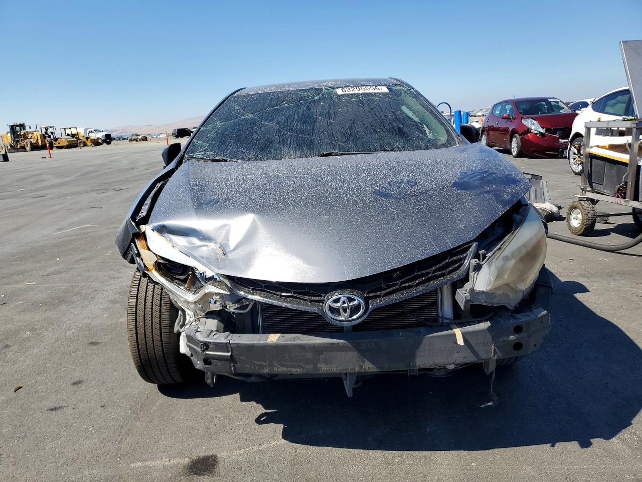 2015 Toyota Corolla S Plus Gray vin: 5YFBURHEXFP352695