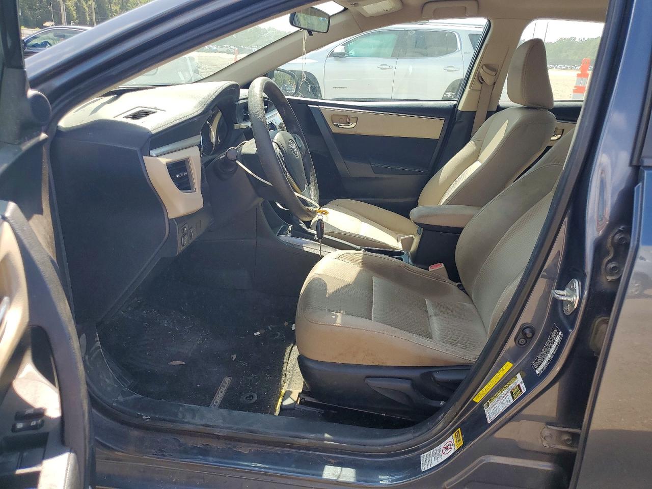 2015 Toyota Corolla Le Gray vin: 5YFBURHEXFP357458