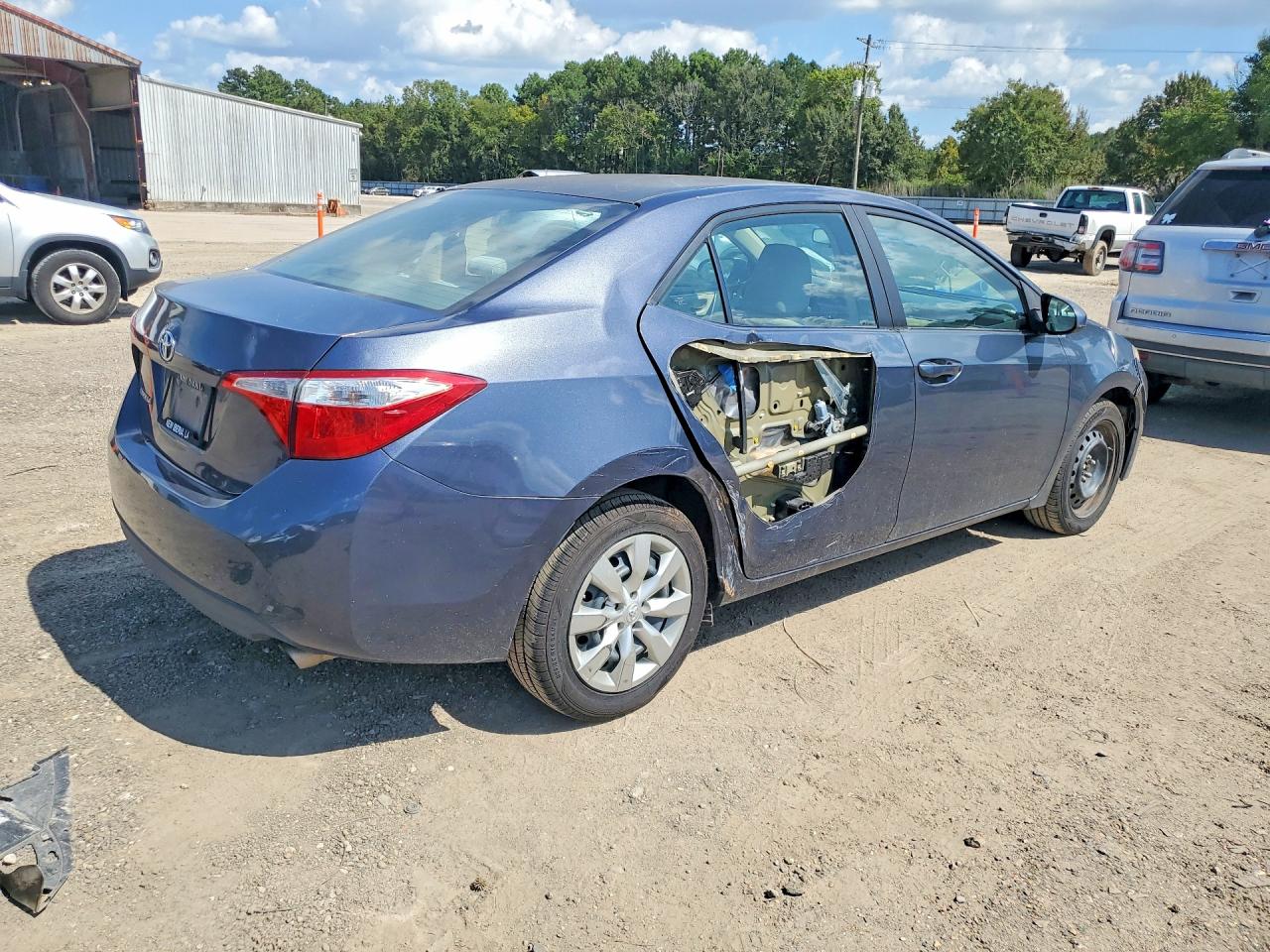 2015 Toyota Corolla Le Gray vin: 5YFBURHEXFP357458