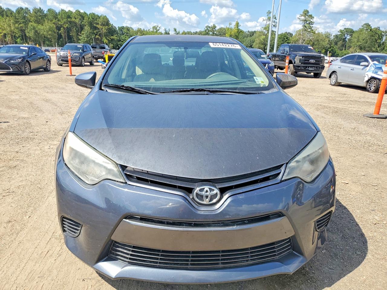 2015 Toyota Corolla Le Gray vin: 5YFBURHEXFP357458