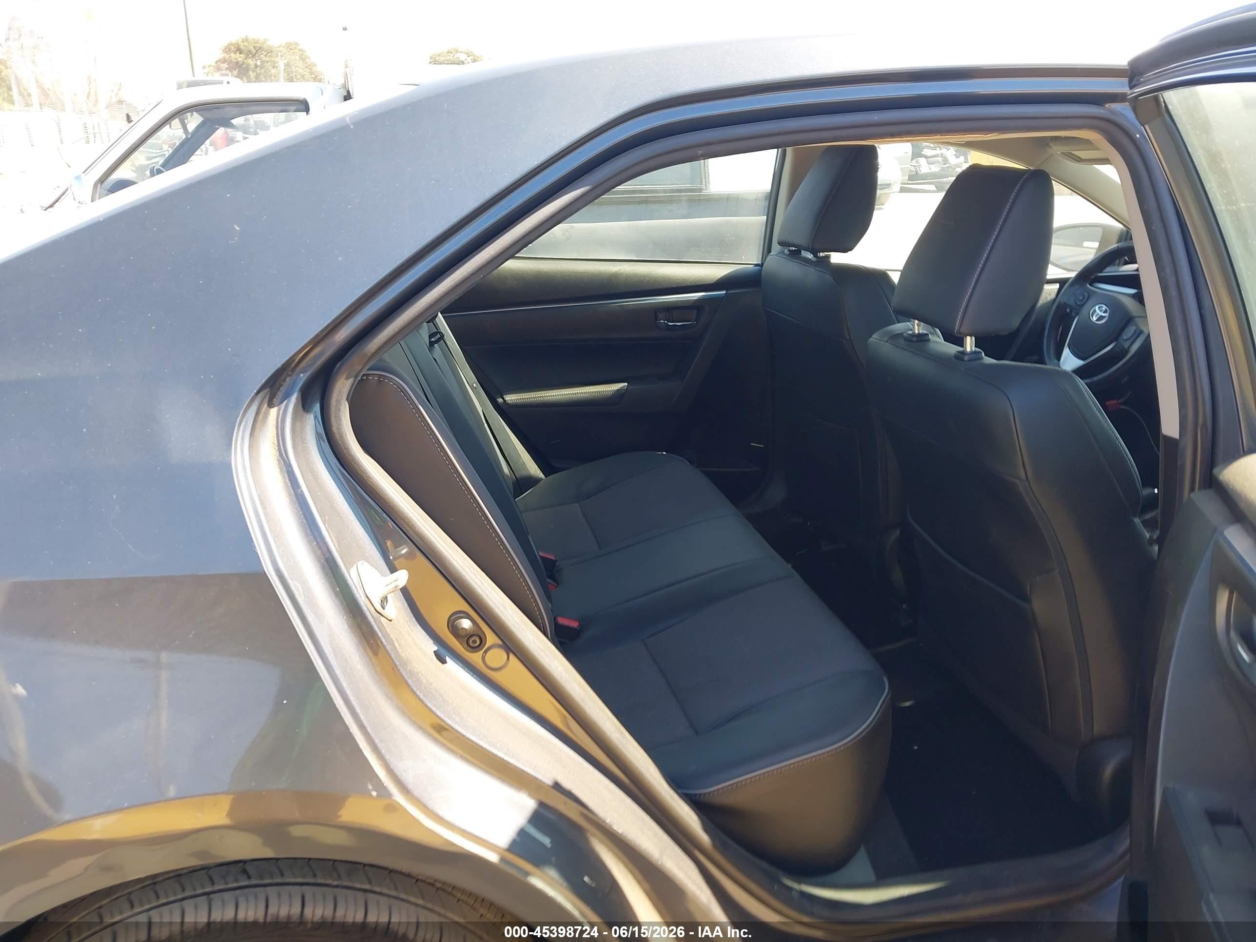2016 Toyota Corolla S Plus Gray vin: 5YFBURHEXGP416199