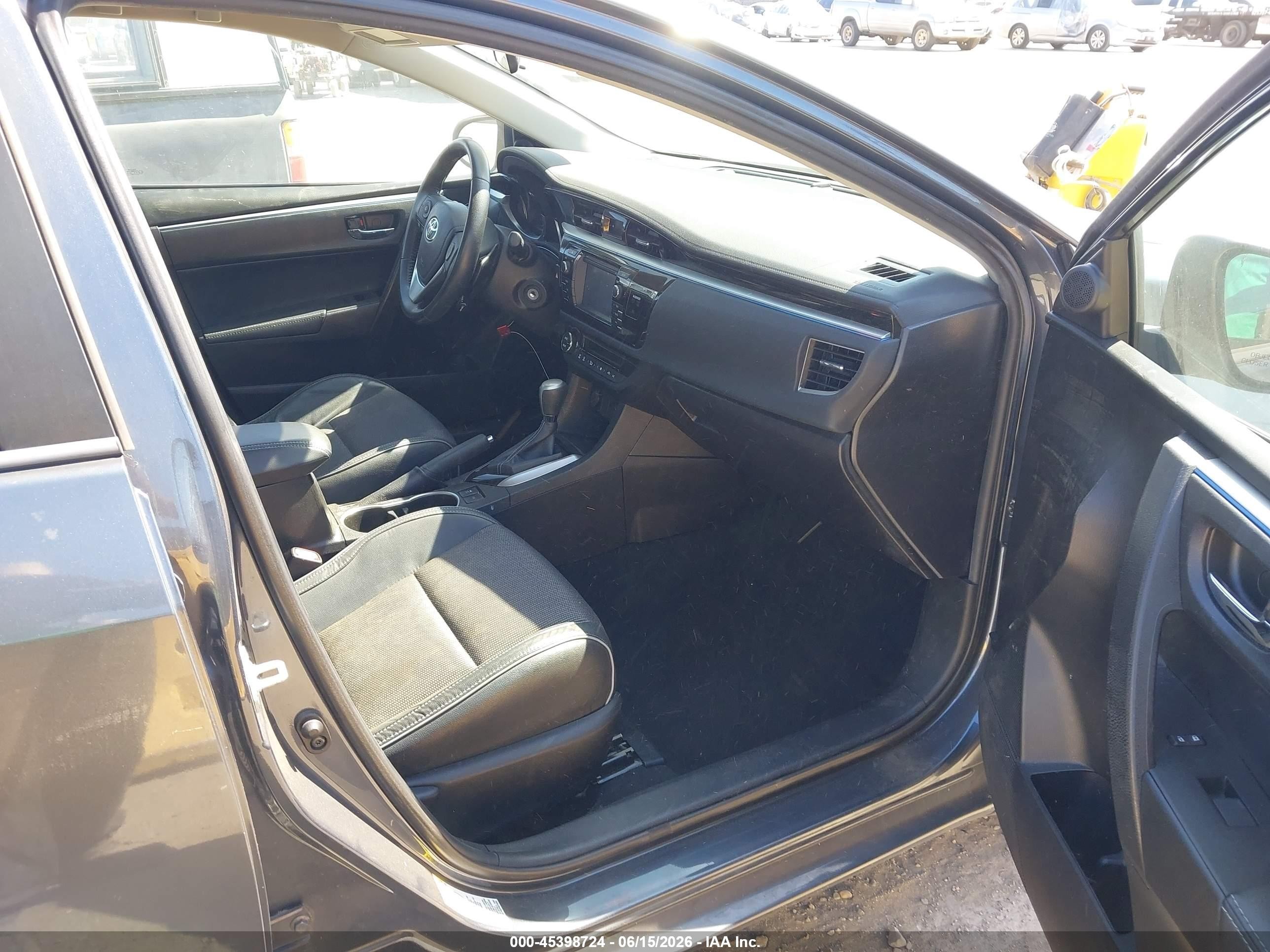 2016 Toyota Corolla S Plus Gray vin: 5YFBURHEXGP416199